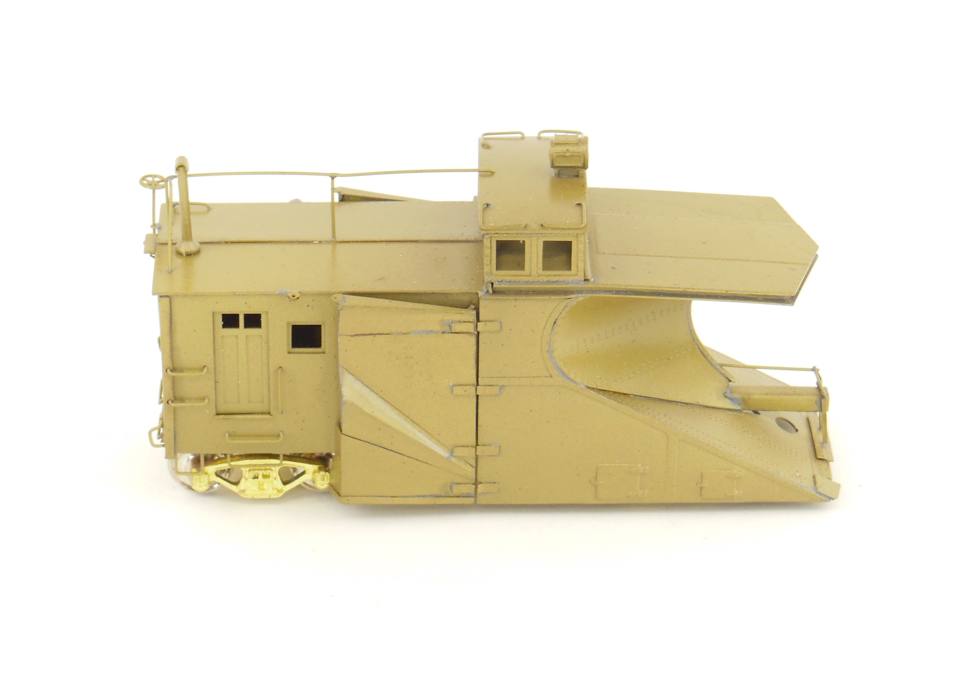 HO Scale Brass New Jersey Custom Brass Various Roads Maintenance of Way (MOW) All-Steel Snow Plow Model