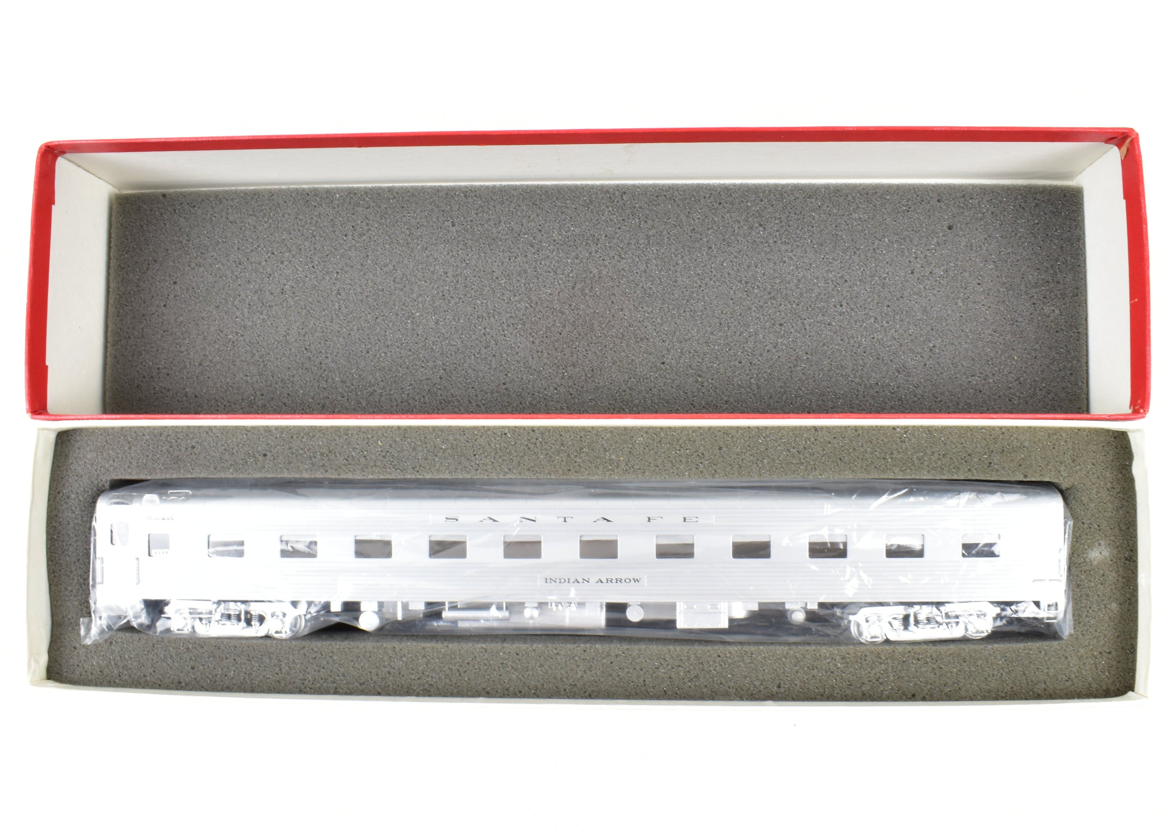 HO Scale Brass Model Train - Soho ATSF Santa Fe Indian Series 11 DB Sleeper with Custom Finished Indian Arrow Design