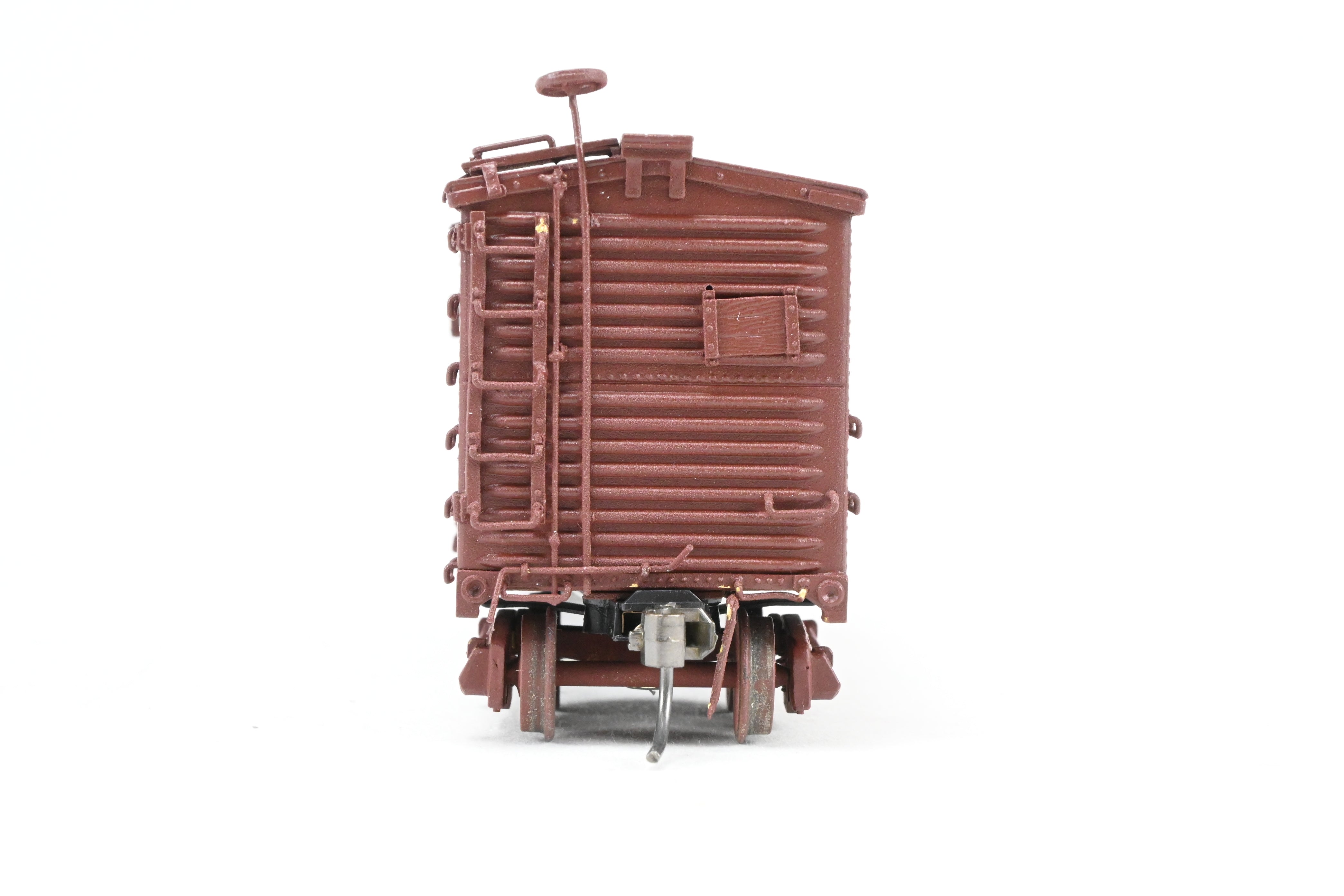 HO Scale Brass Model of Pecos River Brass ATSF - Santa Fe Bx - 6 Boxcar with CP Number 120116