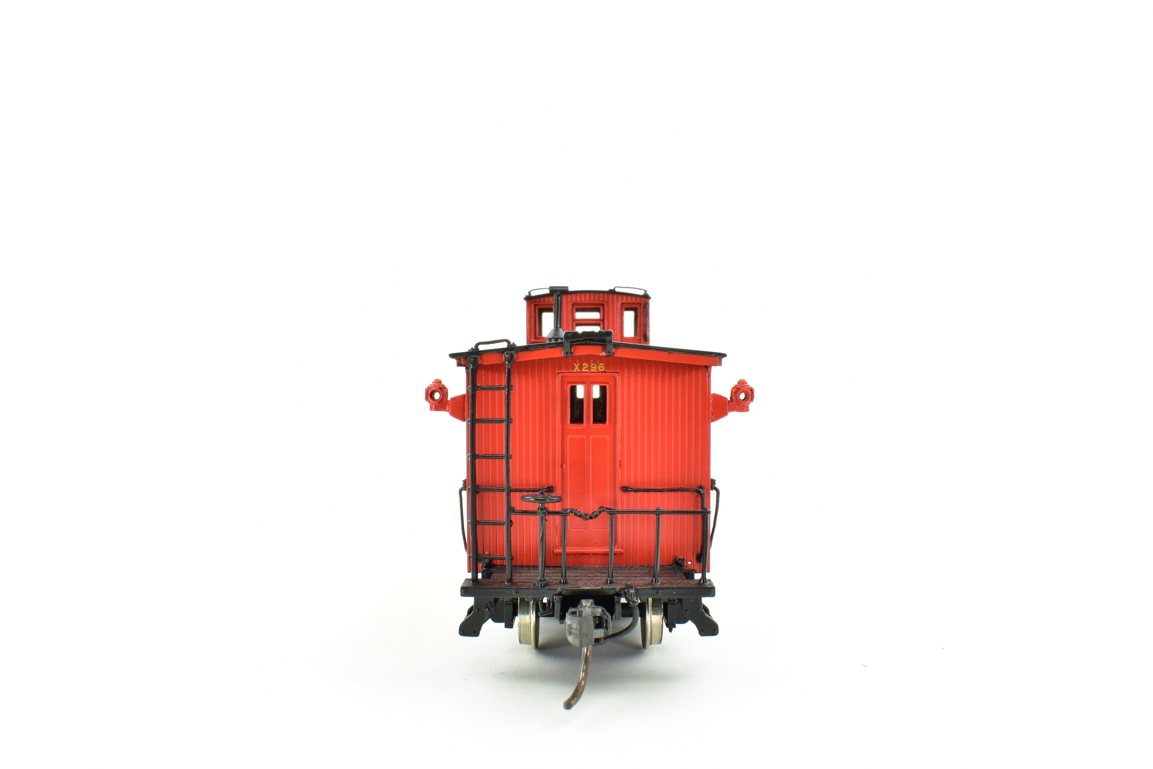HO Scale Brass Model Train NBL - North Bank Line GN - Great Northern 25 - Foot Truss Rod Caboose FP Number X296