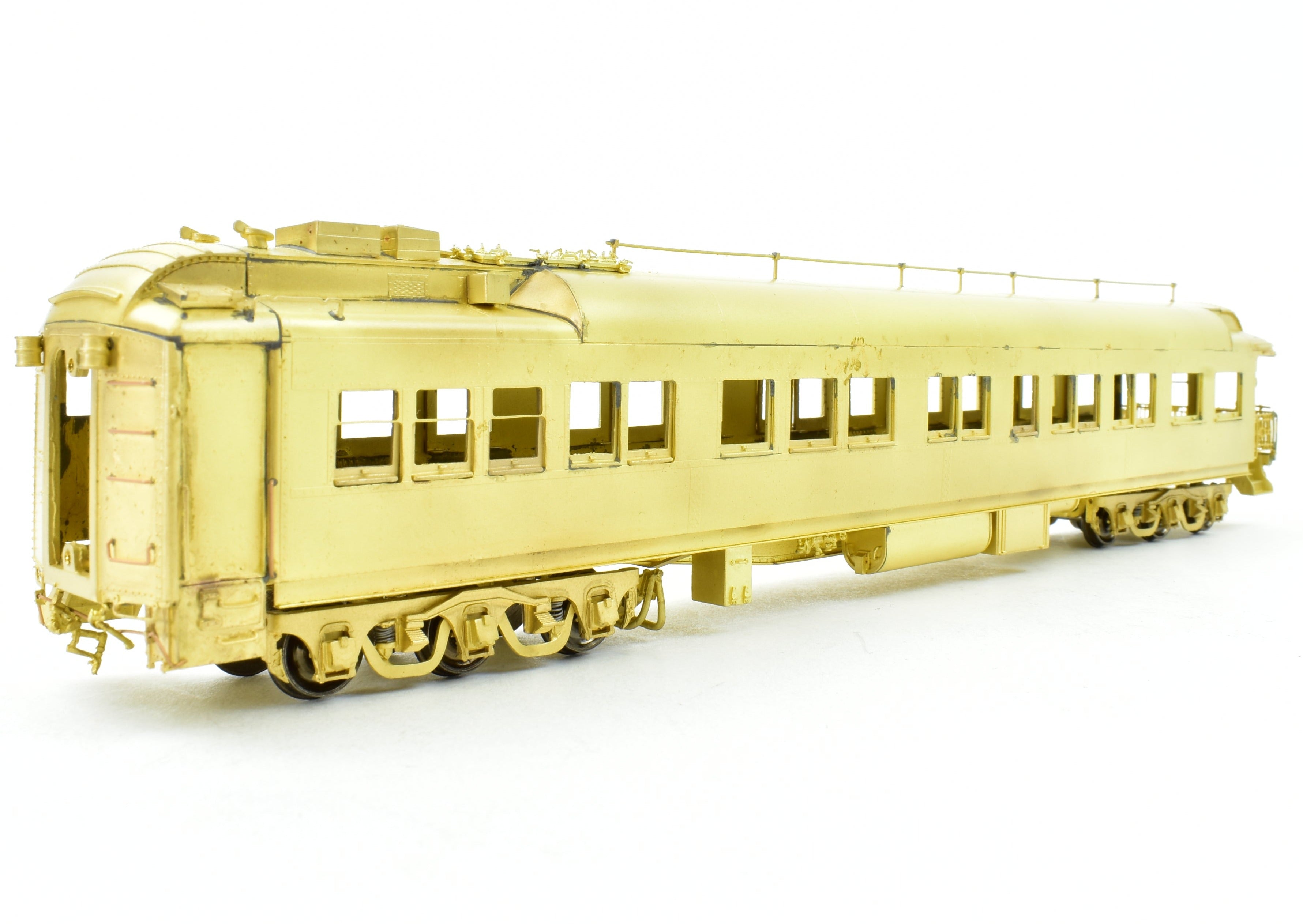 HO Scale Brass ATSF - Santa Fe Heavyweight Business Car #9/#10 by Pecos River