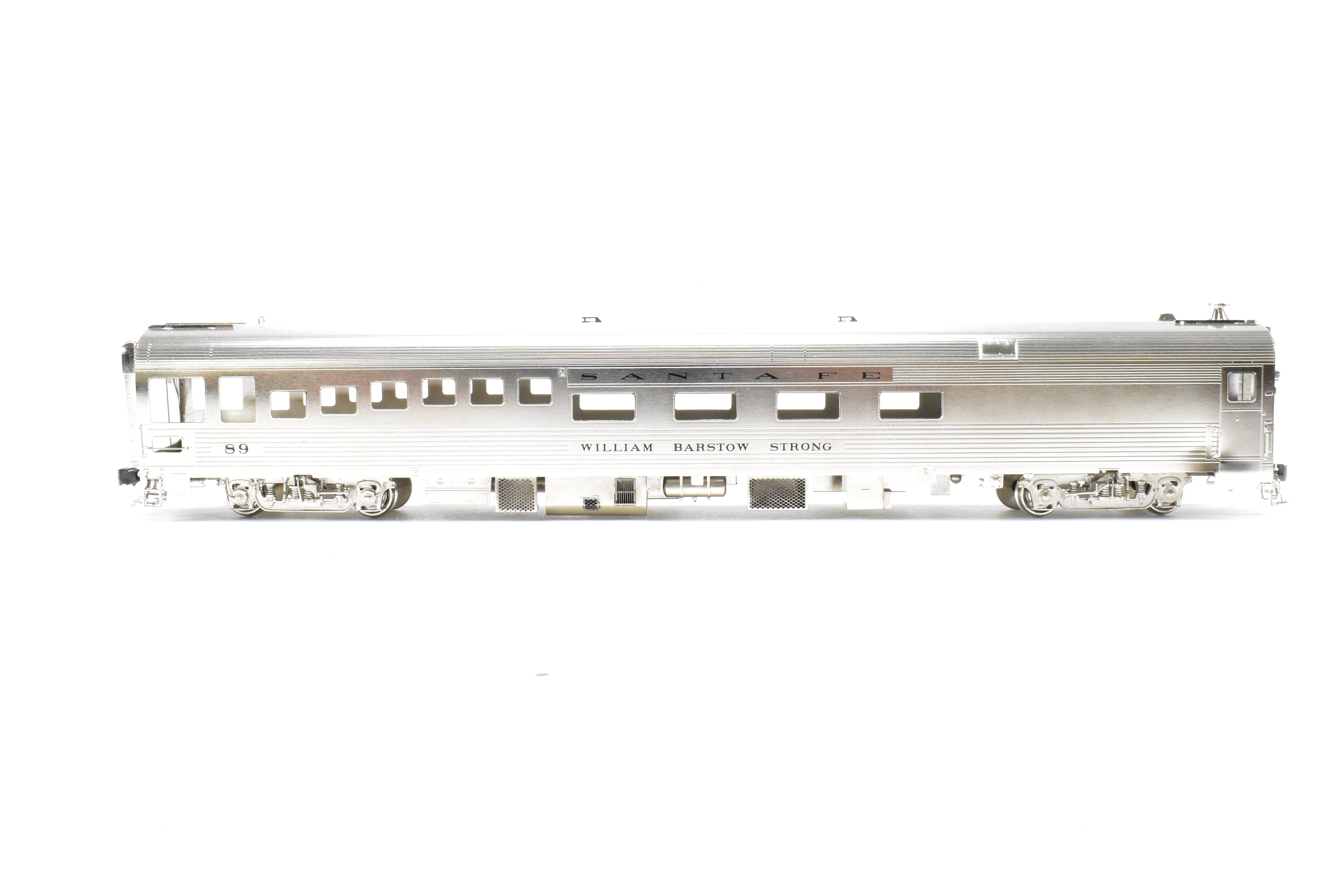 HO Brass Stewart Locomotive Works ATSF Santa Fe #89 William Barstow Strong Decorated Model