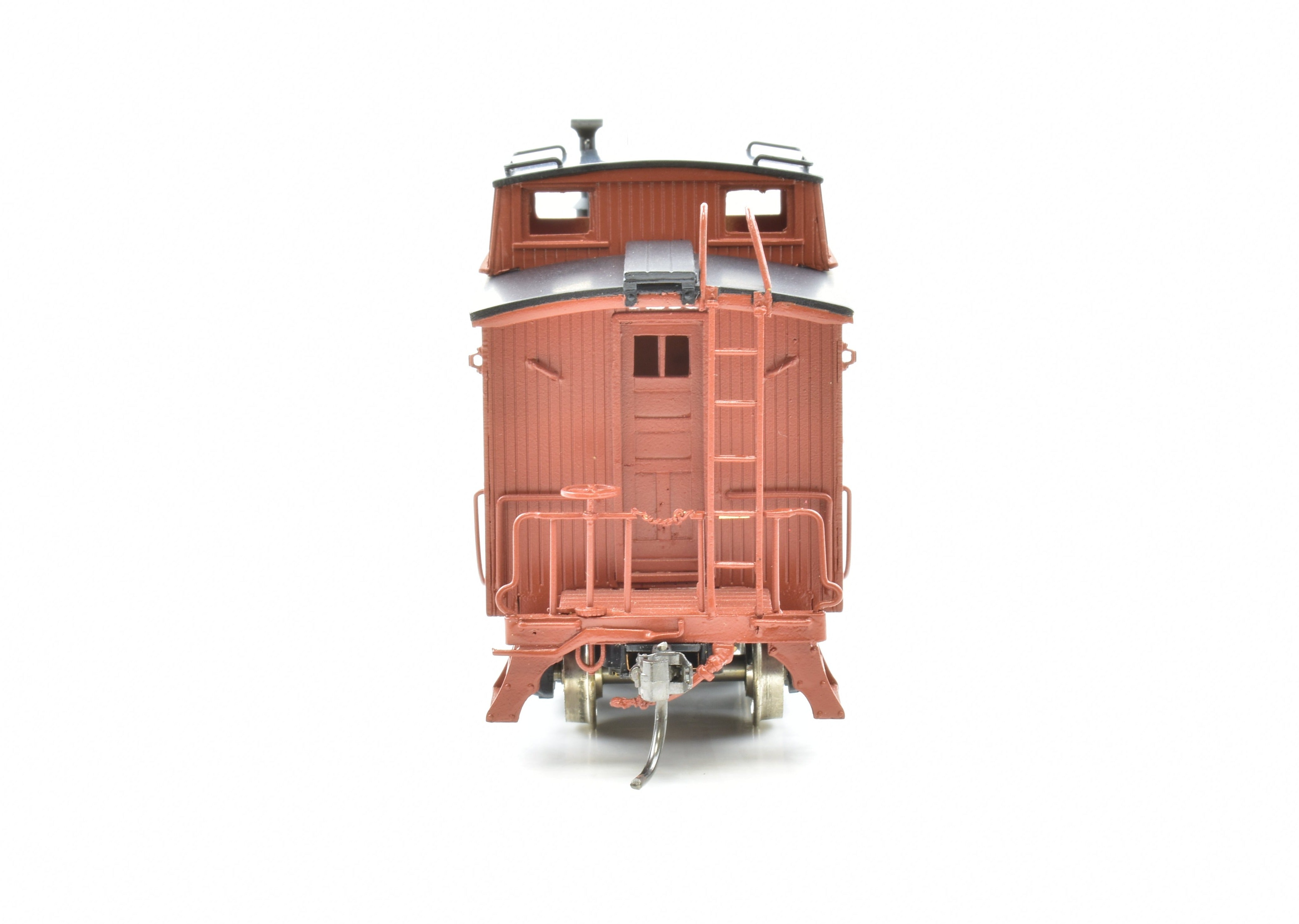 HO Scale Brass Pacific Fast Mail (PFM) SKI Illinois Central Wood Caboose Factory Painted Model Train Car