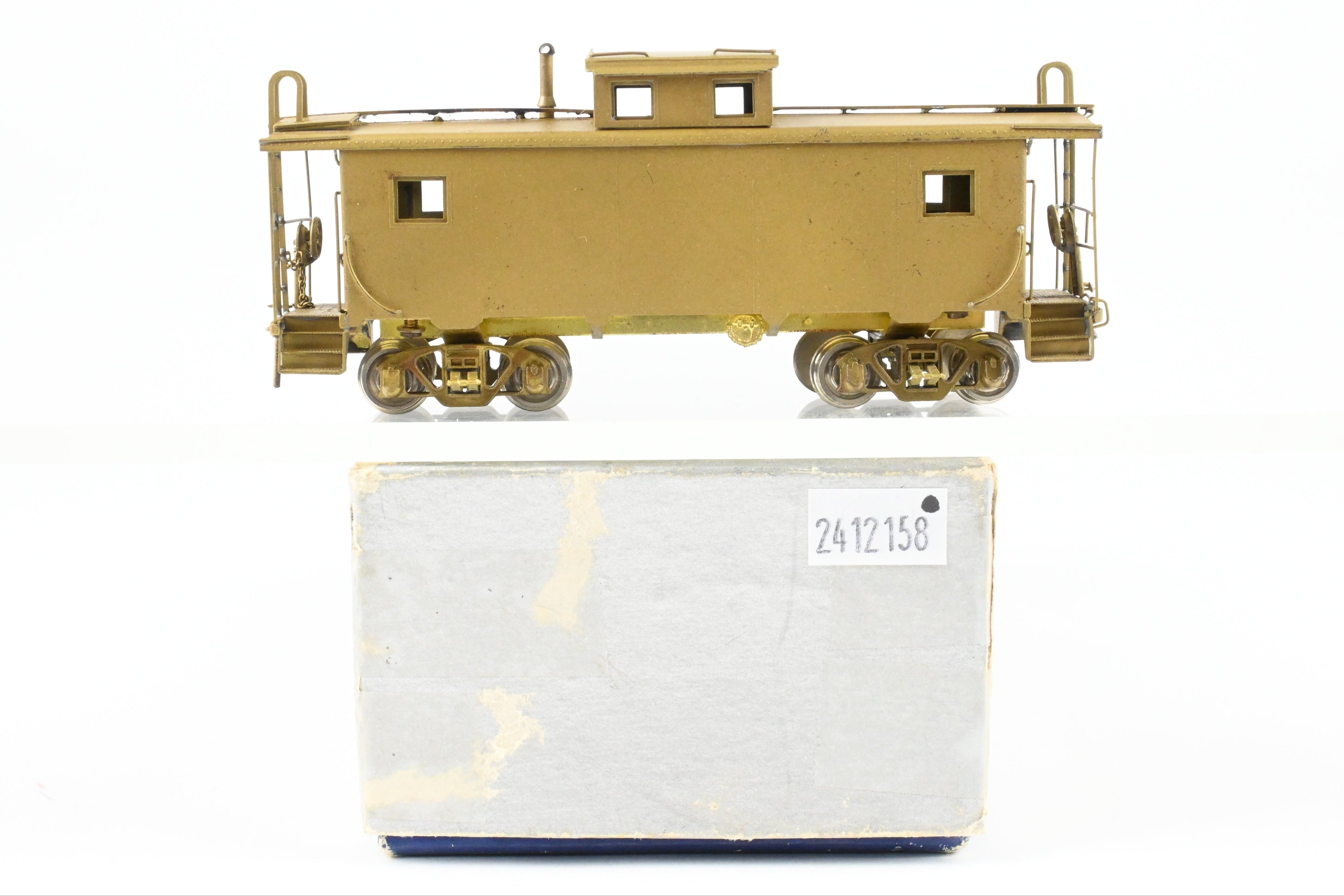HO Scale Brass NKP - Nickel Plate Road 700 Series Steel Caboose with Custom Trucks