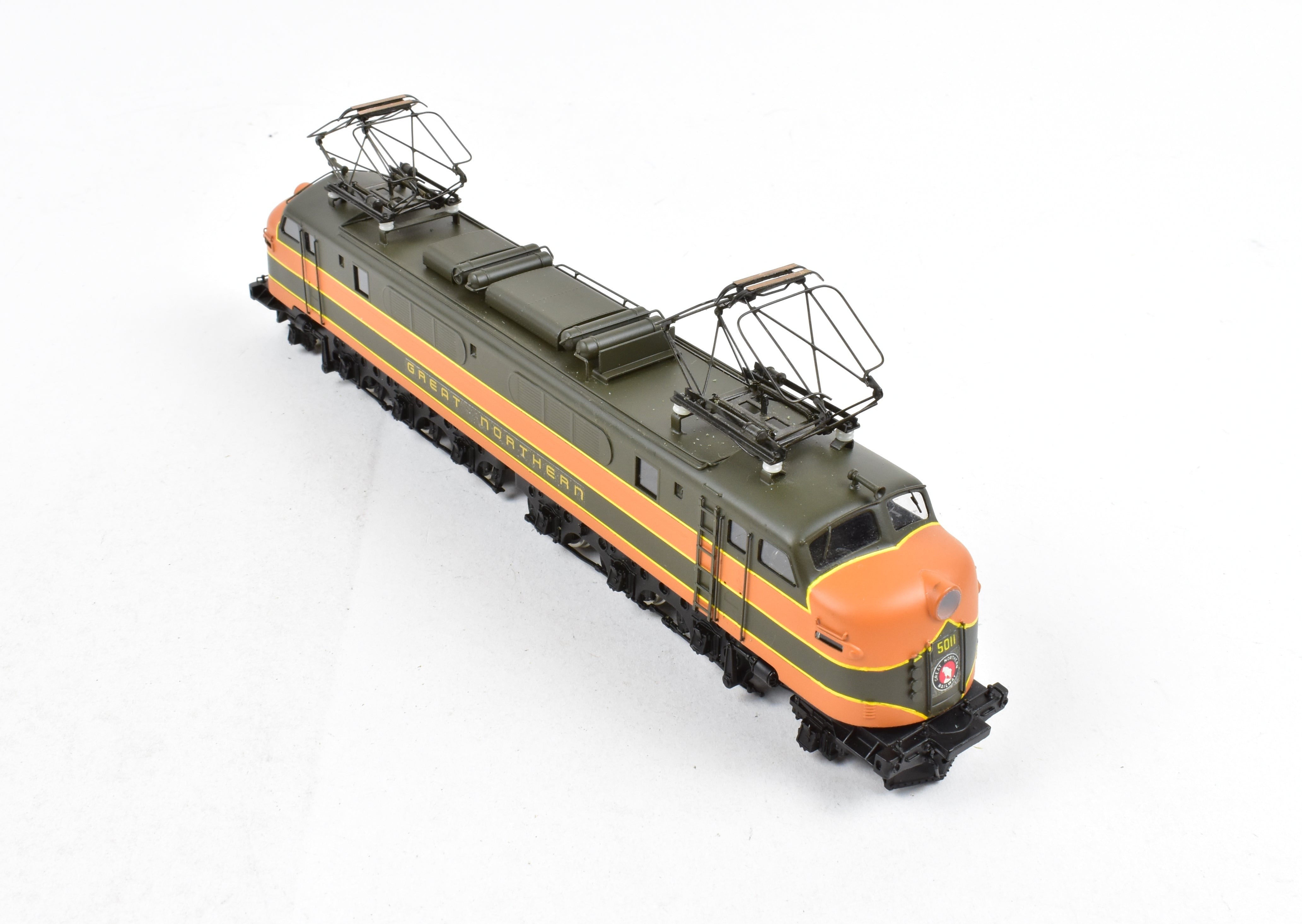 HO Scale Custom Brass Great Northern Class Y - 1 FT Electric Locomotive, Factory - Painted and Professionally Crafted by Kumata in Japan