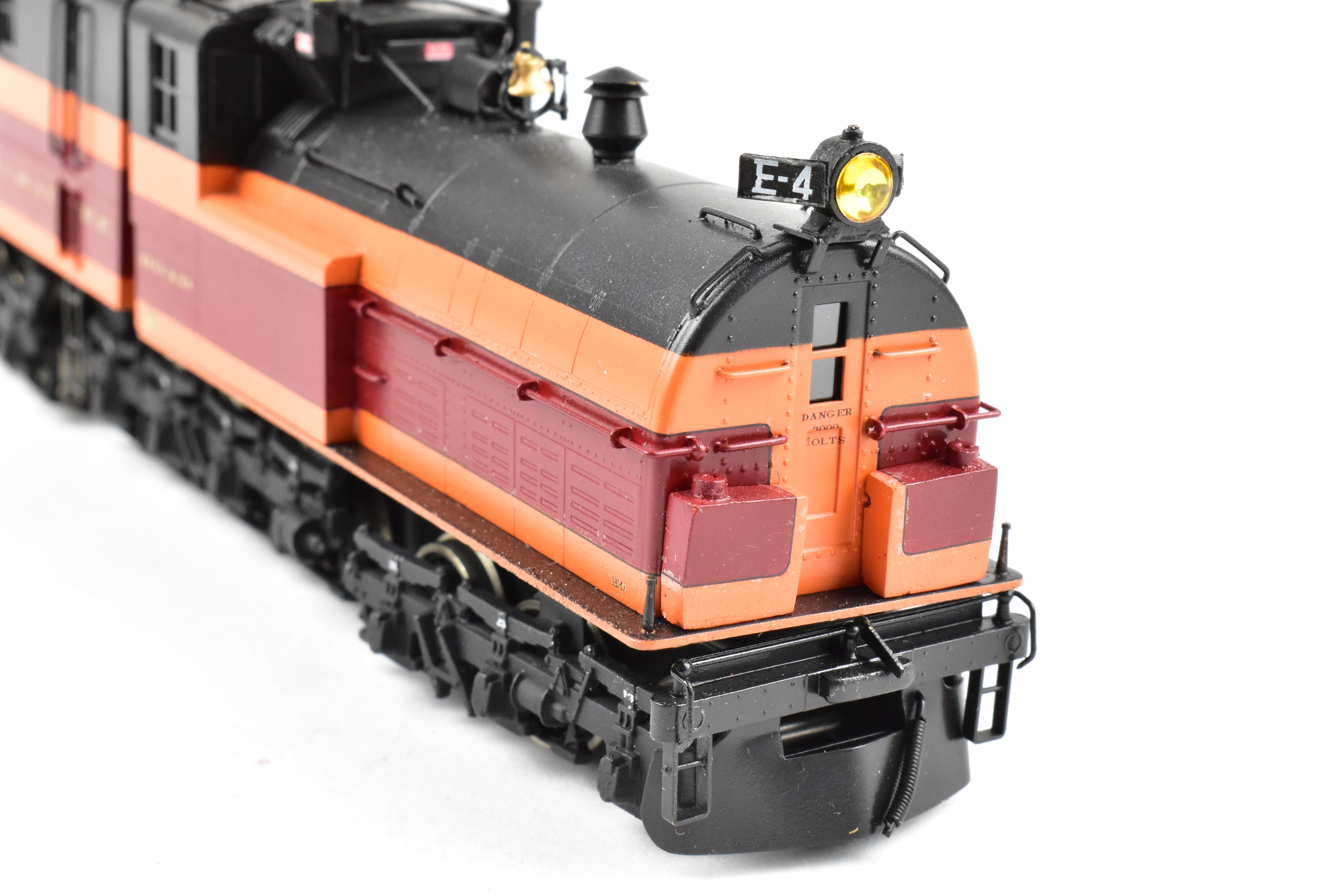 HO Scale Brass NJ Custom Brass Milwaukee Road EP-2 BI-Polar Gearless Electric Model Train with Professional Painting, Model No. E4