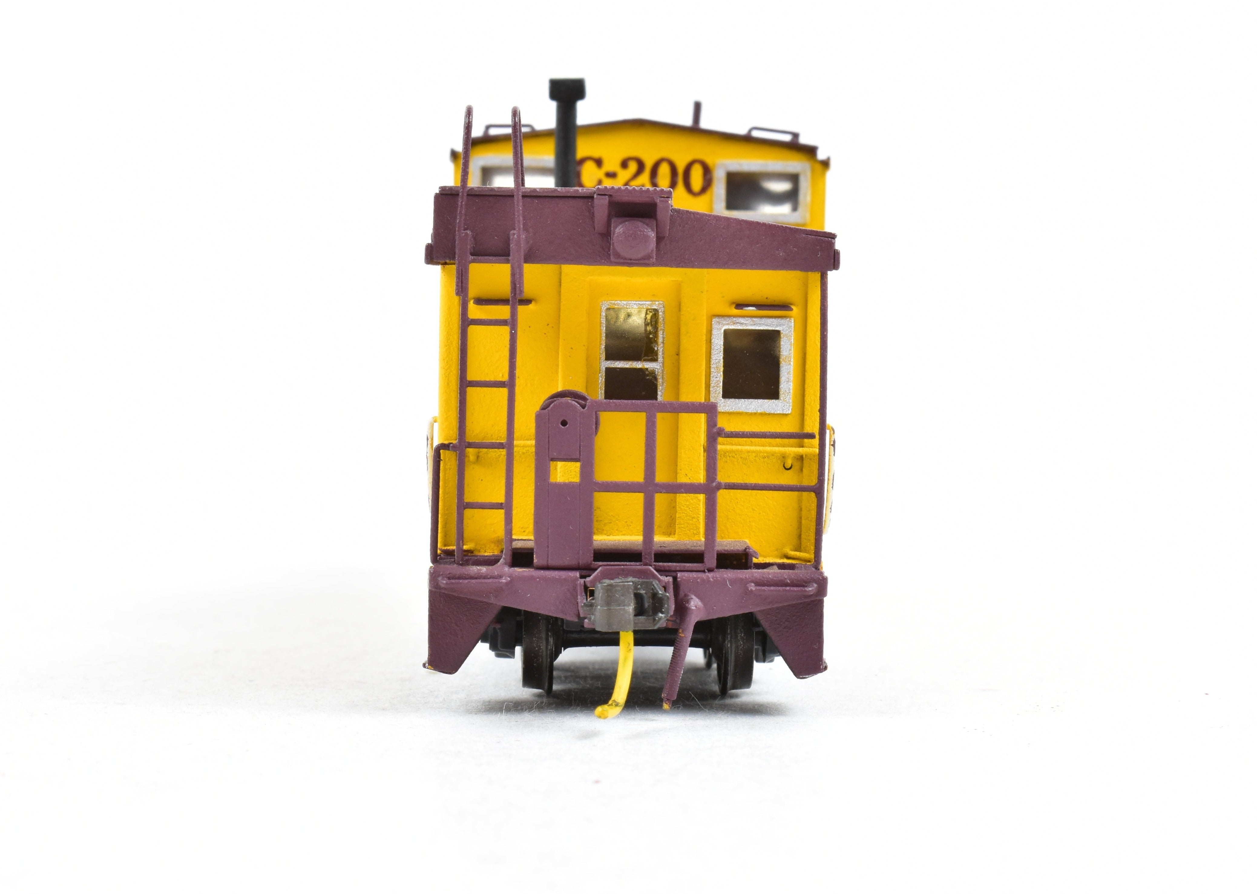 HO Scale Brass DM&IR Wide Vision Caboose by LMB Models, No Original Box