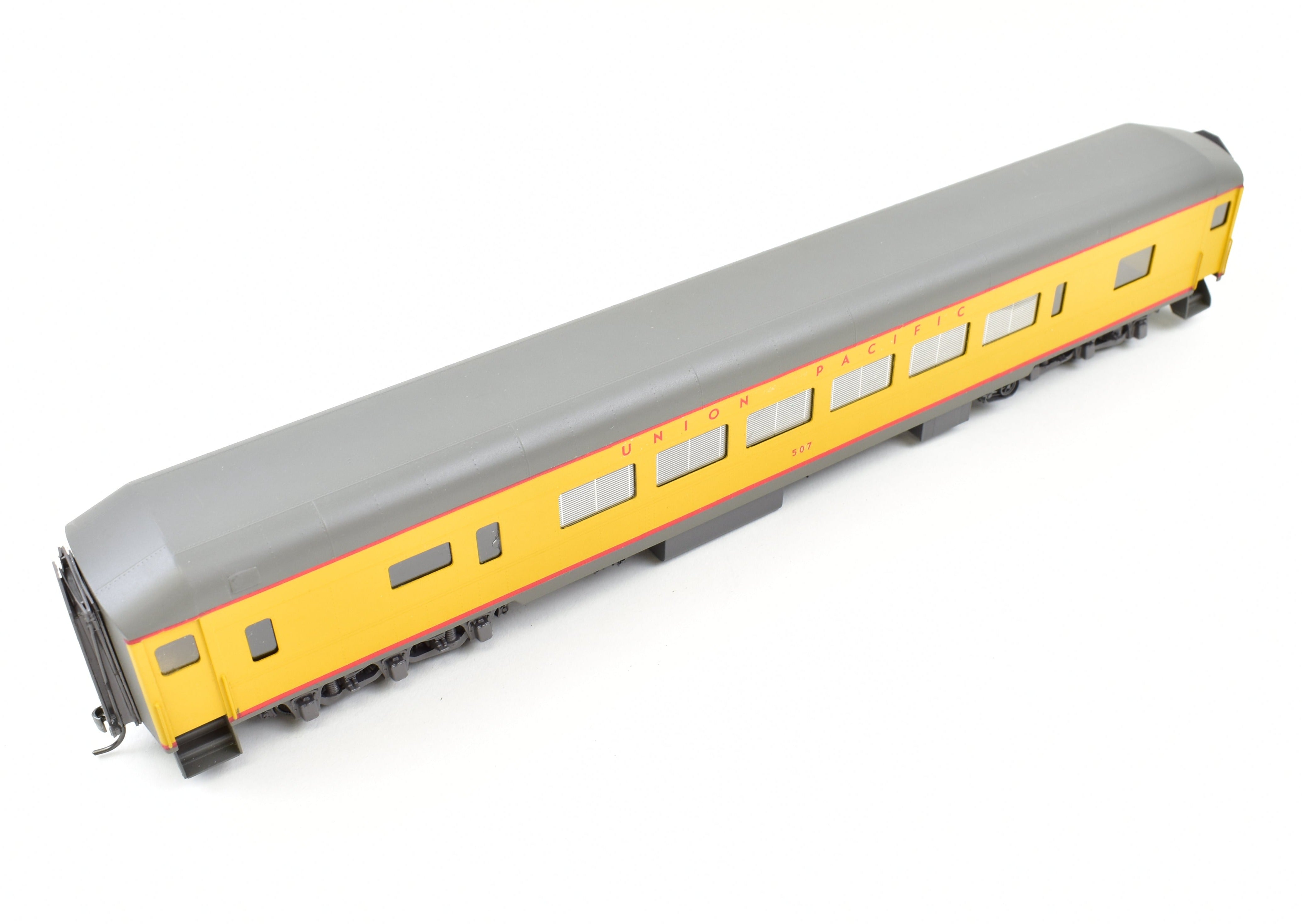 HO Scale Brass Nickel Plate Products (NPP) Union Pacific Chair Car Model No. 507 with Custom Professional Painting