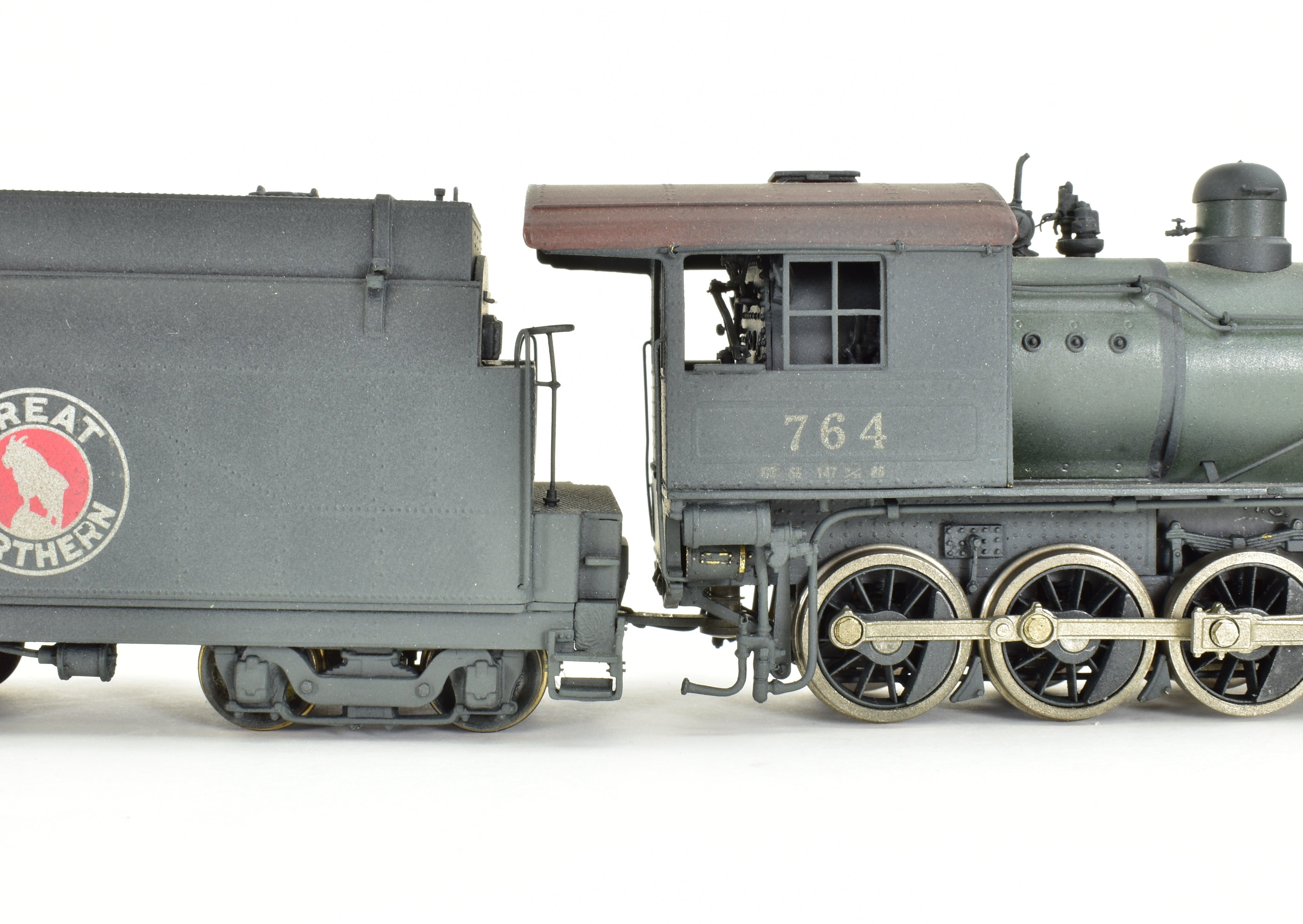 Custom Painted HO Brass Samhongsa Great Northern G - 3 Class 4 - 8 - 0 Mastodon PFM