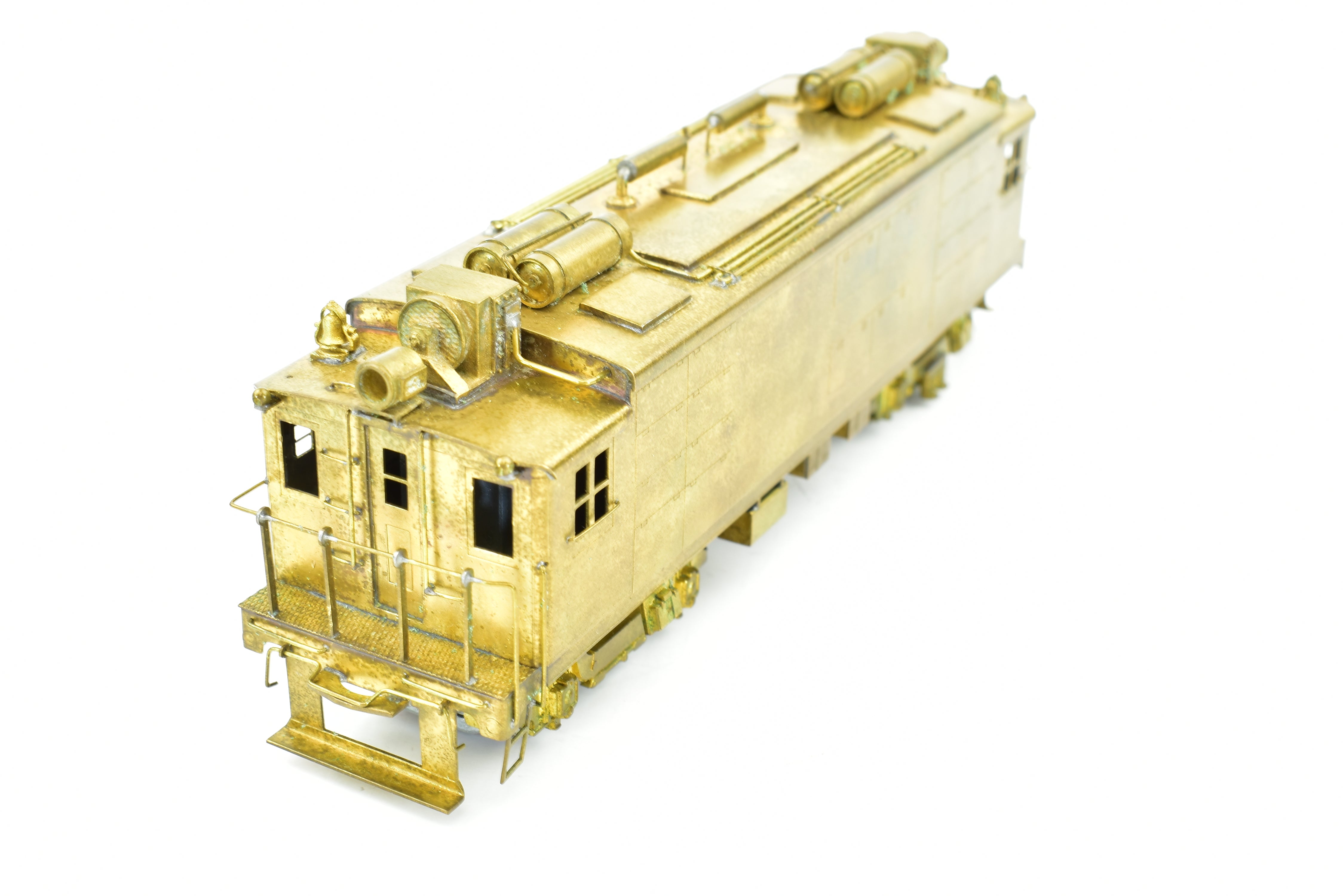 HO Scale Brass Model of New York Central Class DES - 3 Oil Electric Box Cab Locomotive, Custom - Made for NJ and NYC