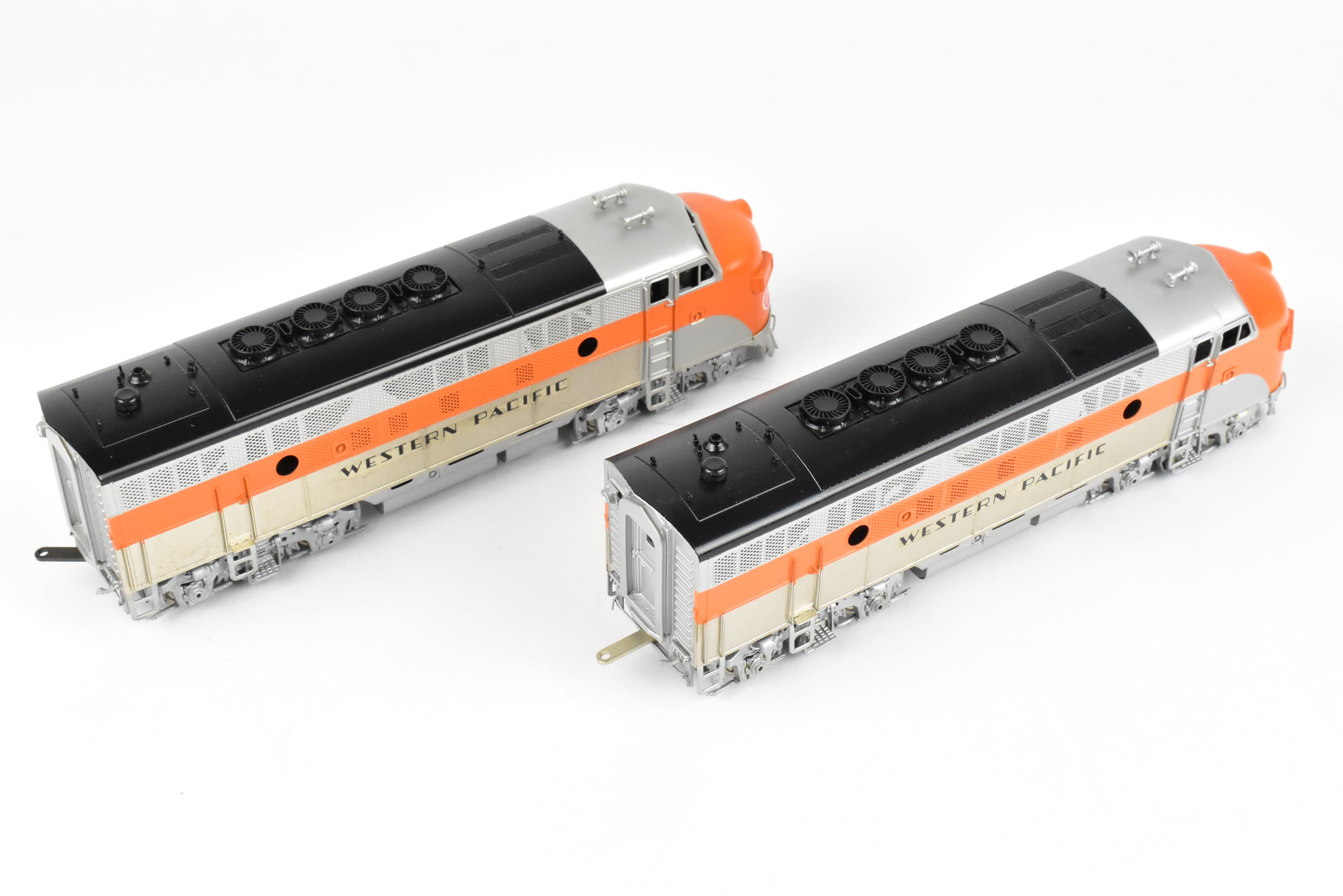 HO Brass Oriental Limited Western Pacific EMD F3A/F3A Phase II Set, 1500 HP, Factory Painted