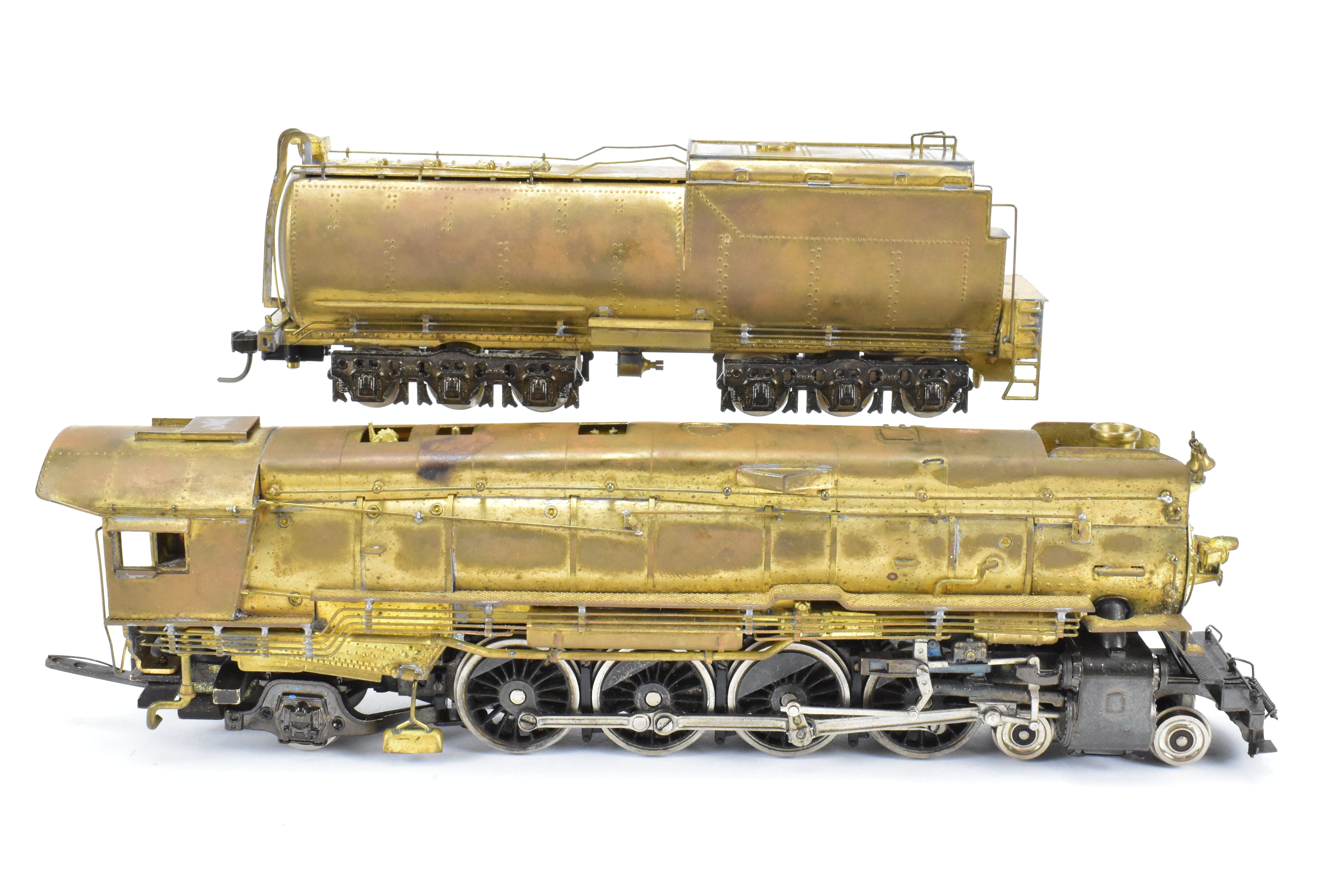 HO Brass Max Gray SP Vintage 4-8-2 Mountain Locomotive (Class MT-4)