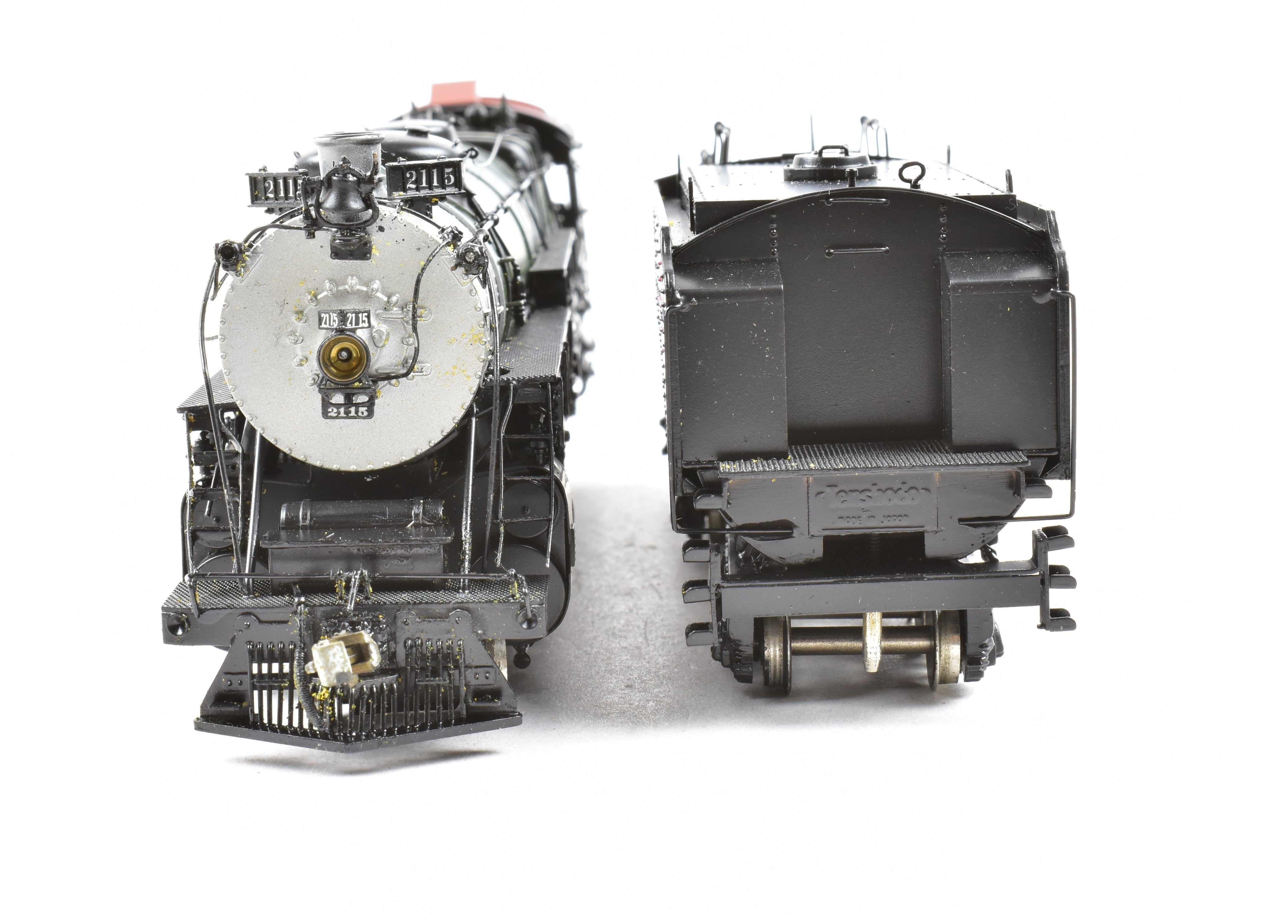 High - Quality HO Scale Brass PFM - Tenshodo Great Northern Class Q - 1 2 - 10 - 2 Model Train with Custom - Painted Glacier Park Design