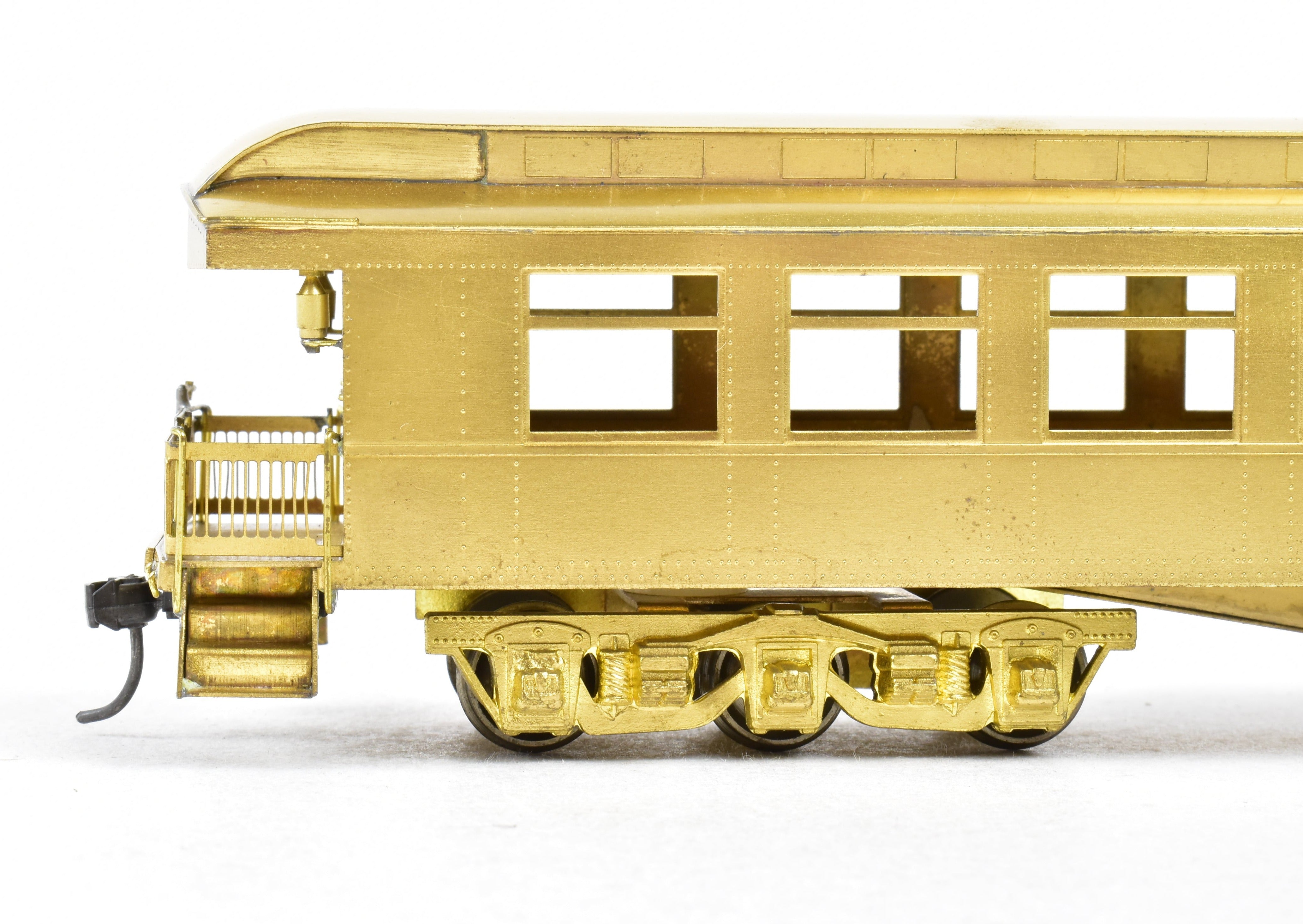 HO Scale Brass Nickel Plated Model Train - New York Ontario & Western Observation Car by Nickel Plate Products
