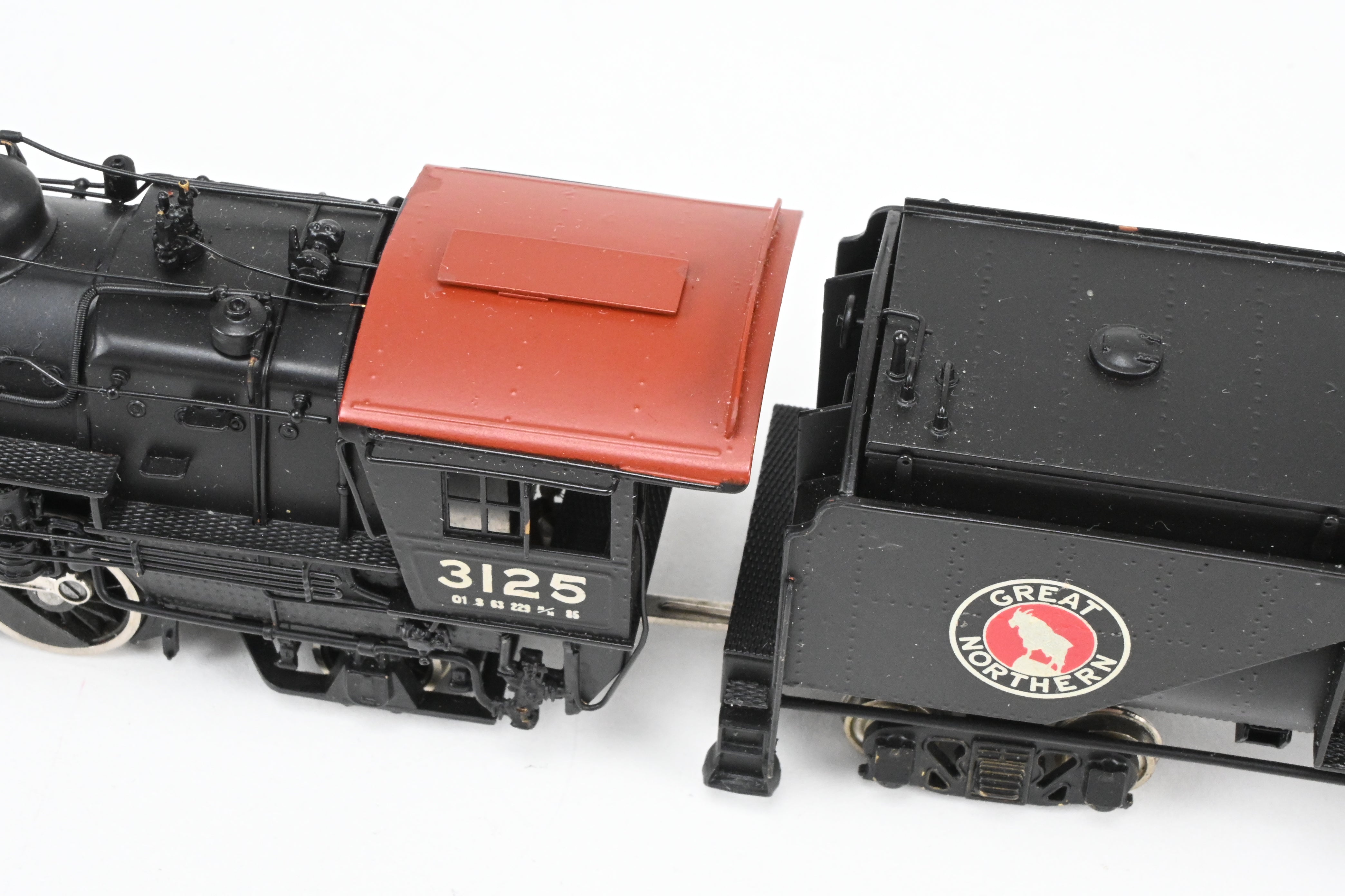 HO Brass Sunset Models GN Great Northern 2-8-2 Class O-1 Custom Painted Locomotive No. 3125