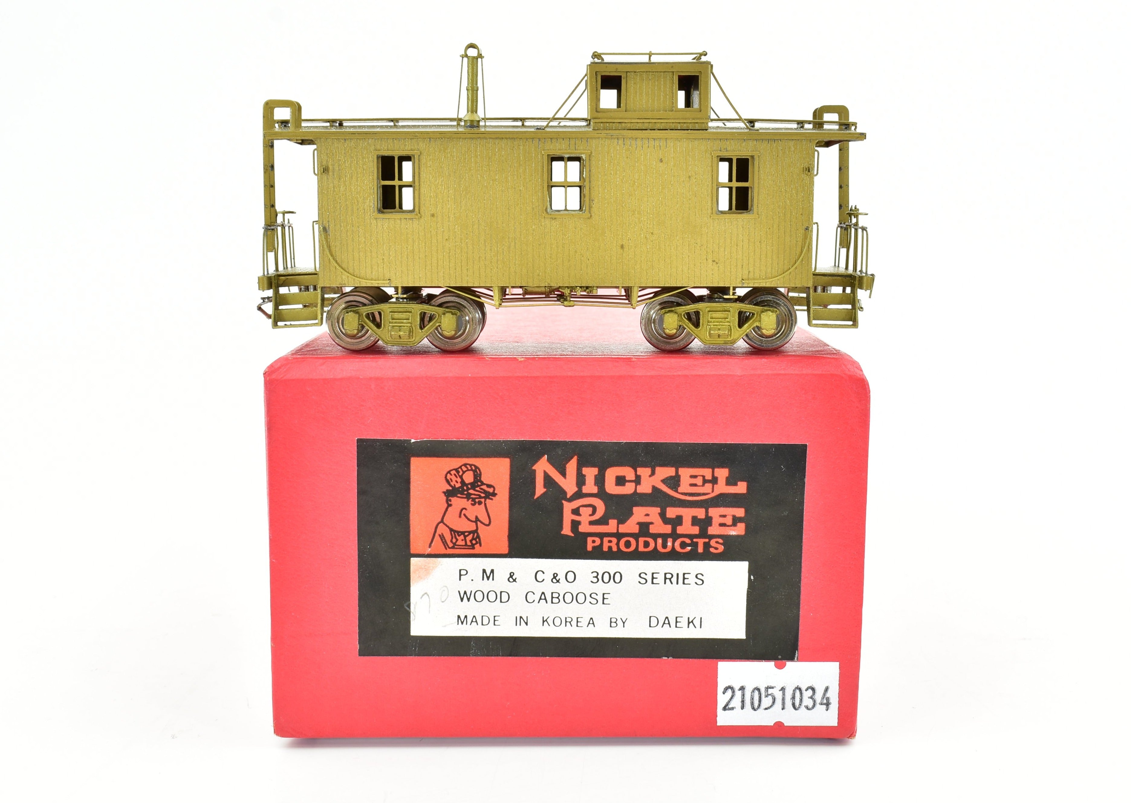 HO Scale Brass Nickel Plate Products (NPP) Chesapeake & Ohio (C&O) or PM 300 Wood Caboose Model