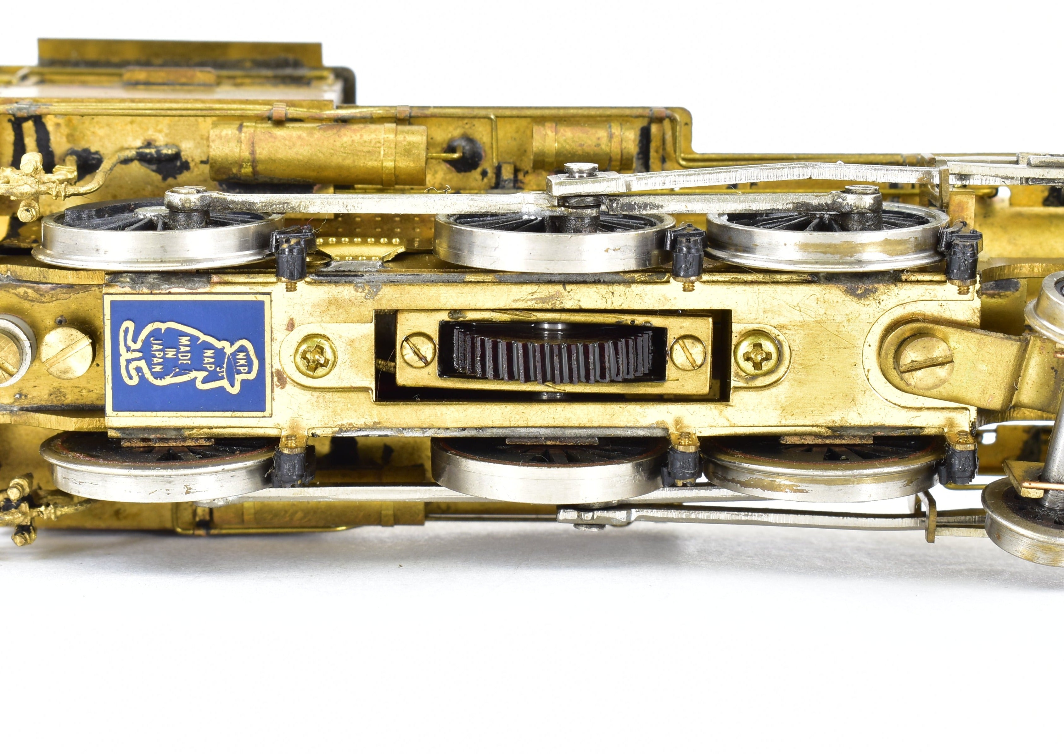 HO Scale Brass Nickel-Plated Model Train - CB&Q - Burlington Route K-2 4-6-0 Ten Wheeler, Produced by Nickel Plate Products