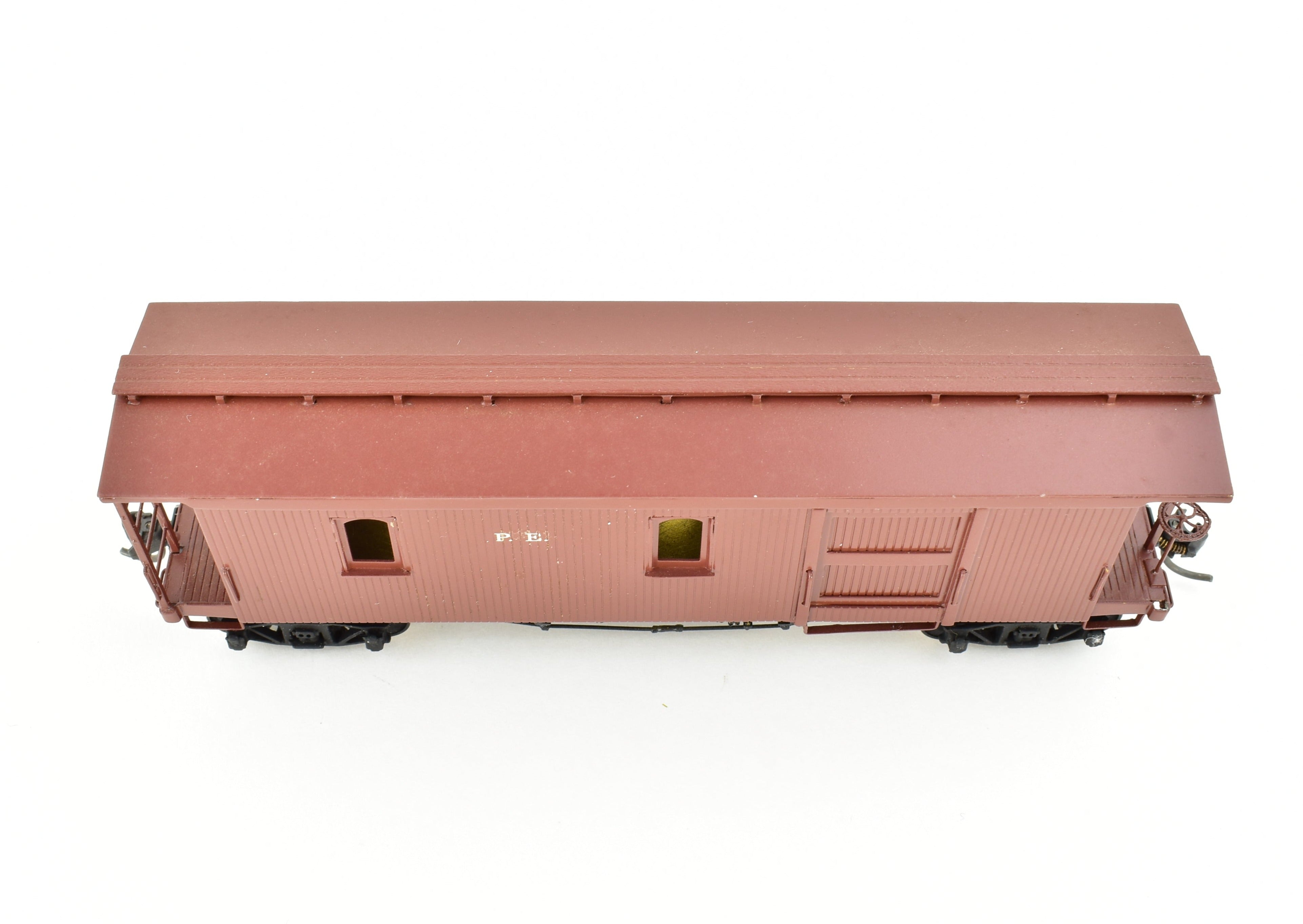 Custom Painted HO Brass Metro Models PE Pacific Electric Tool Car