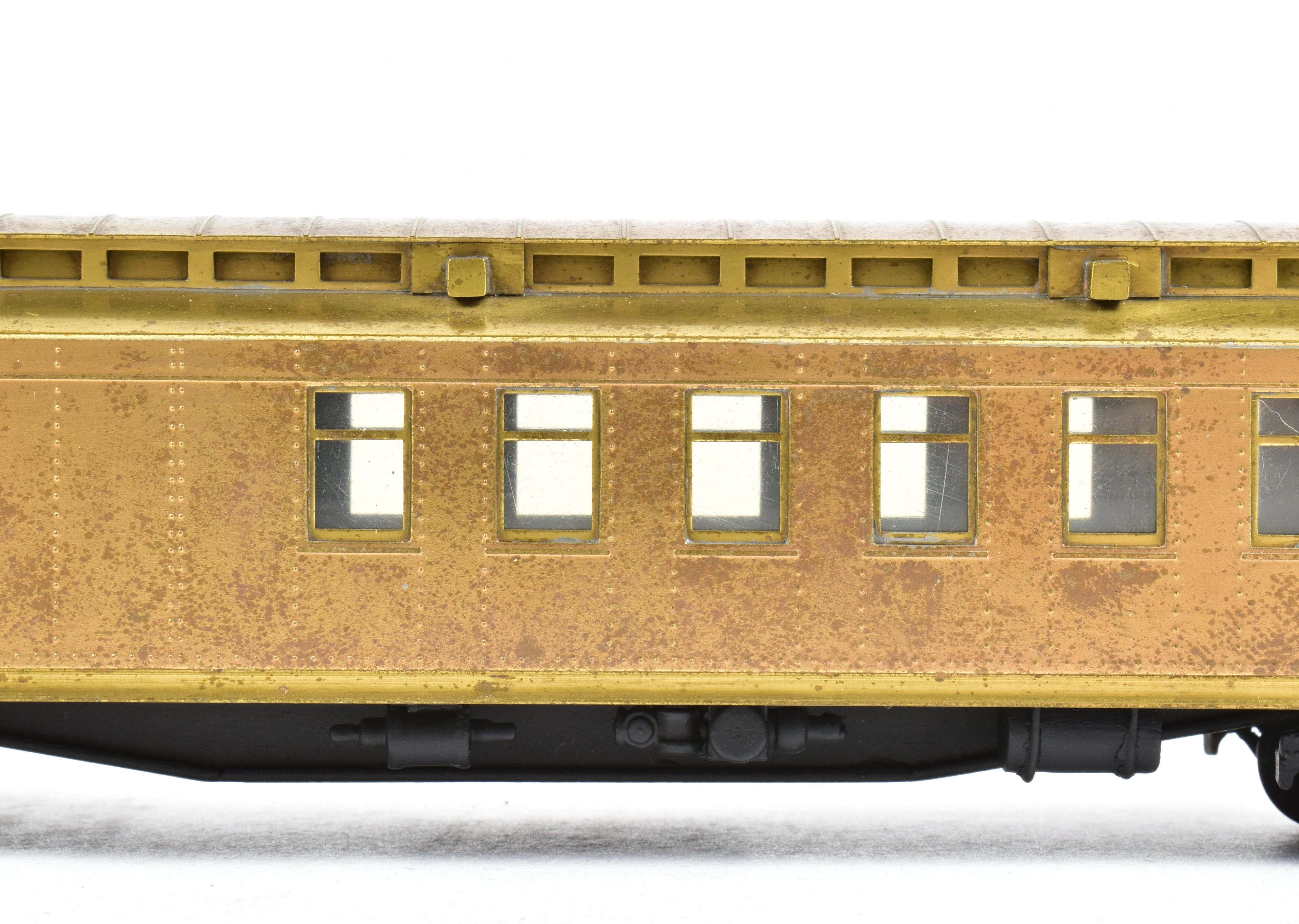 HO Scale Brass Suydam Model of AT&SF - Santa Fe Heavyweight 60-Foot Railway Post Office (RPO) with Central Valley Trucks