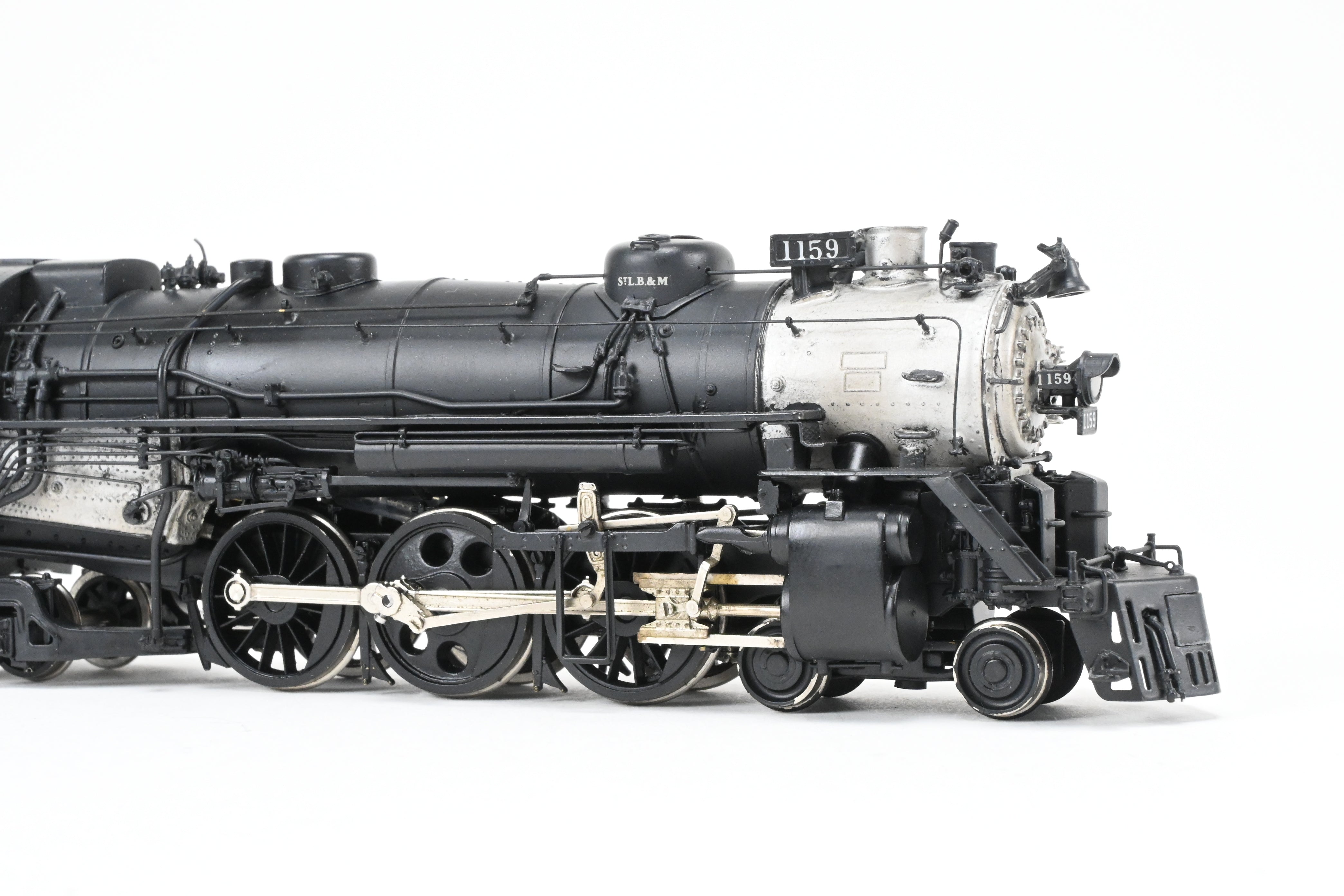 HO Scale Brass PFM Model Train - Samhongsa MP - Missouri Pacific 4-6-2 P-73 Steam Locomotive Custom Painted by Joe G. Collias with Road Number 1159