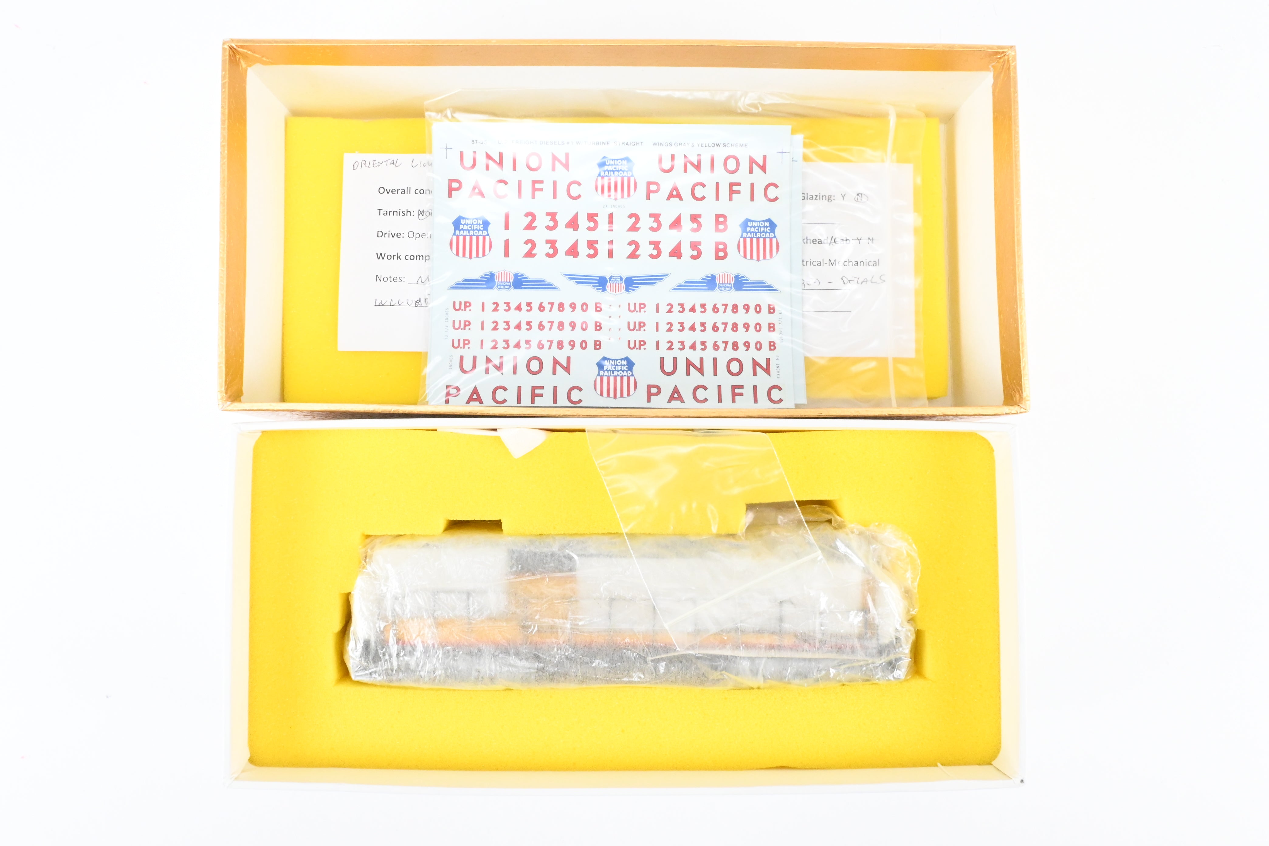 HO Scale Brass Union Pacific EMD GP30B Cabless Model - Oriental Limited