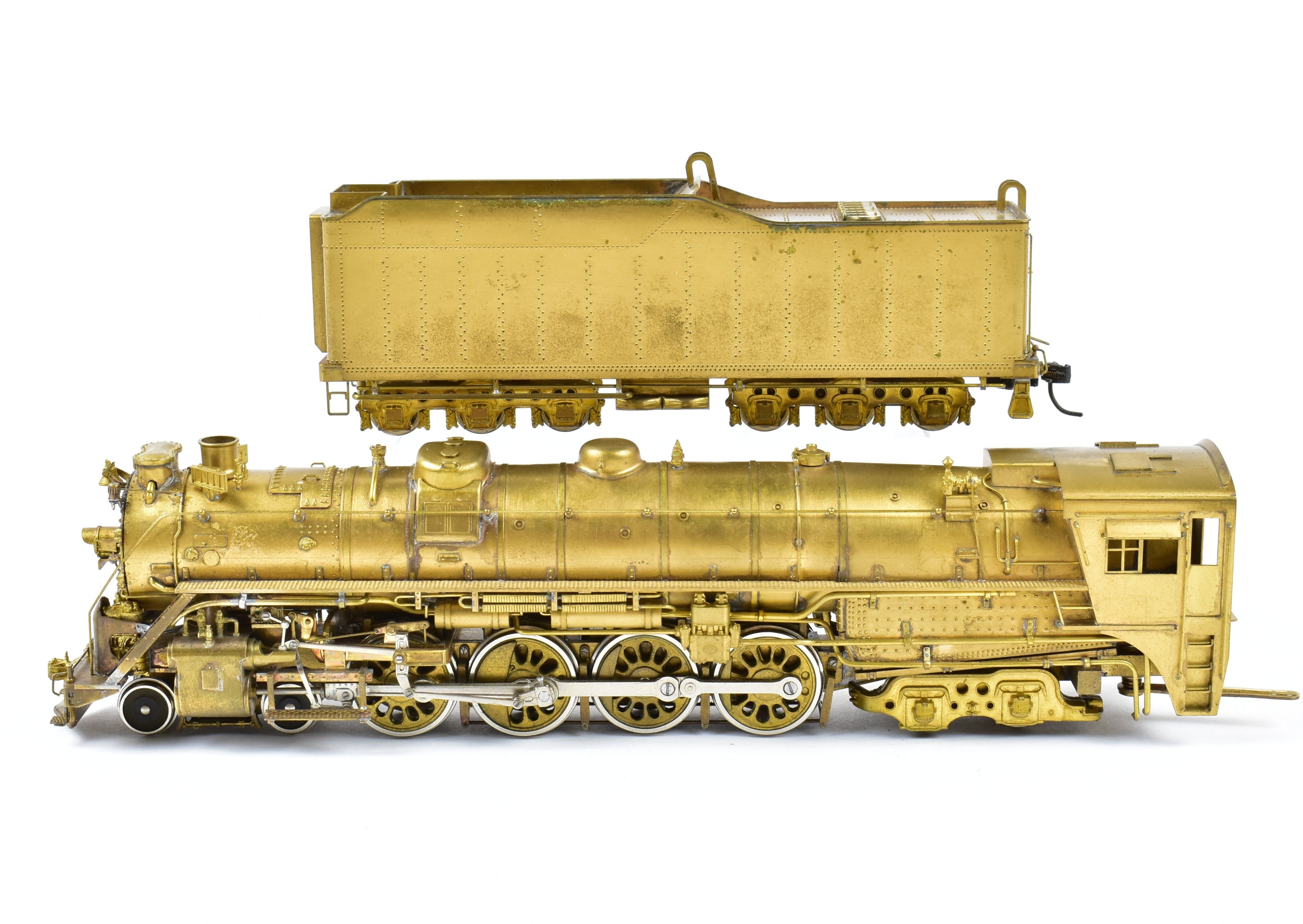 High - Quality HO Scale Brass Pacific Fast Mail Model - Toby's Denver & Rio Grande Western 4 - 8 - 4 Class M - 68 Steam Locomotive in ReBoxx Packaging