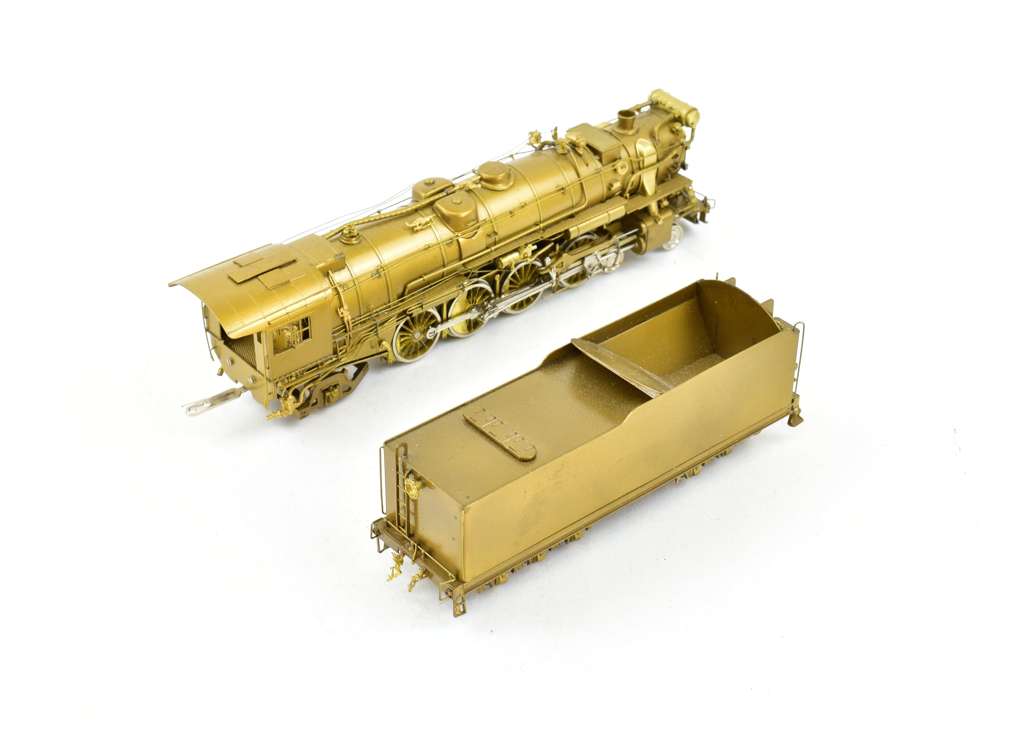 HO Scale Brass New Jersey Custom Brass New Haven Class R - 3a 4 - 8 - 2 Mountain Steam Locomotive Model