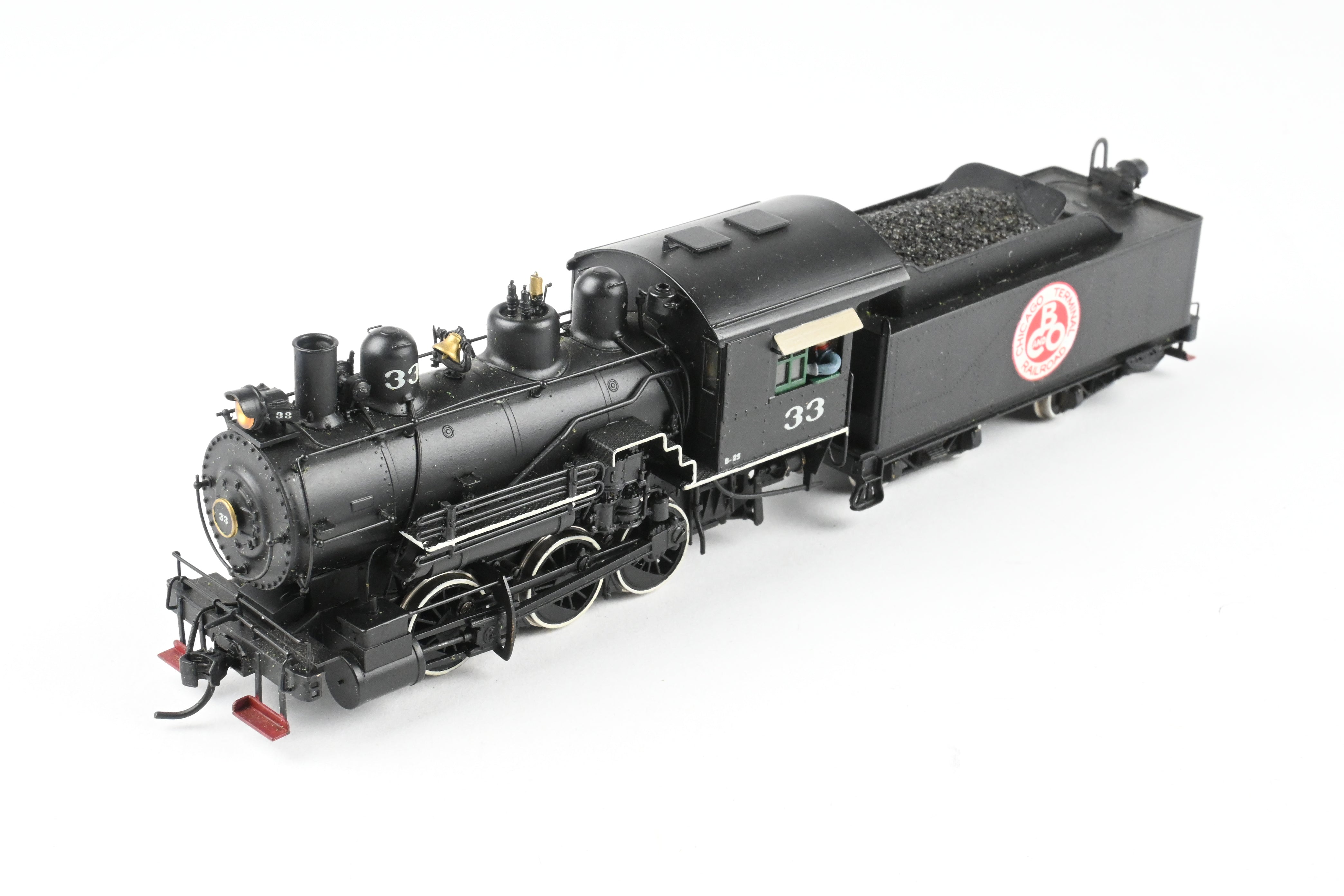 HO Scale Brass PFM Fujiyama Northern Pacific 0-6-0 Class L-9 Custom Painted for Private Road