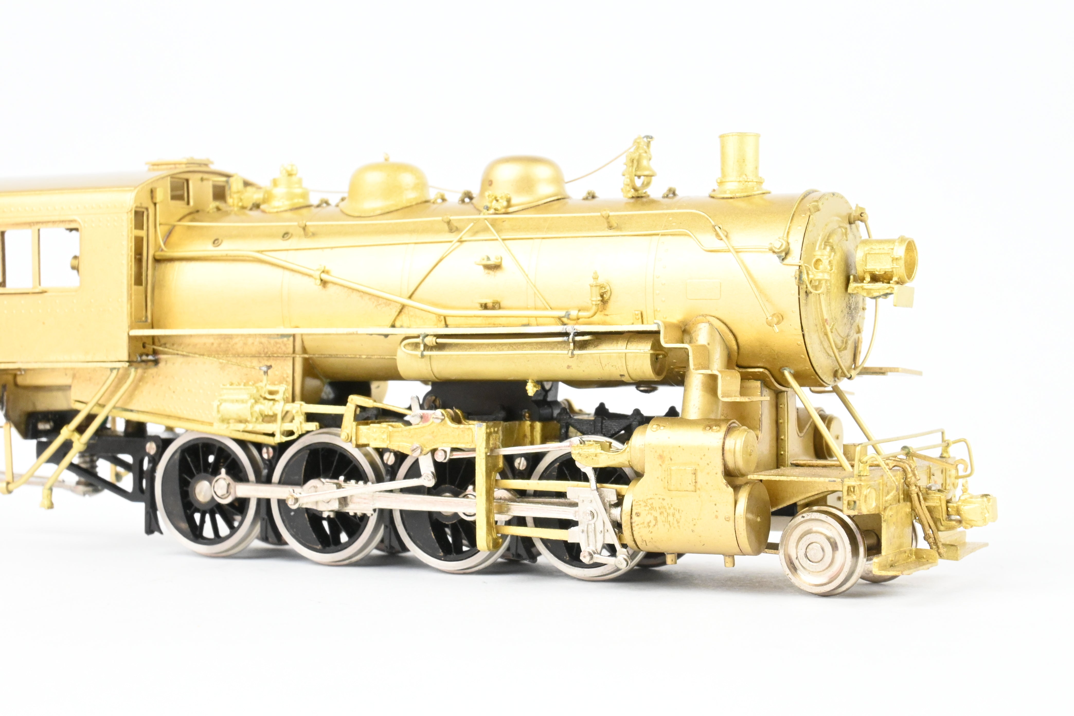 HO Brass NYO&W 2-8-0 Class W-1 Nickel Plated Locomotive with Side Air Pumps