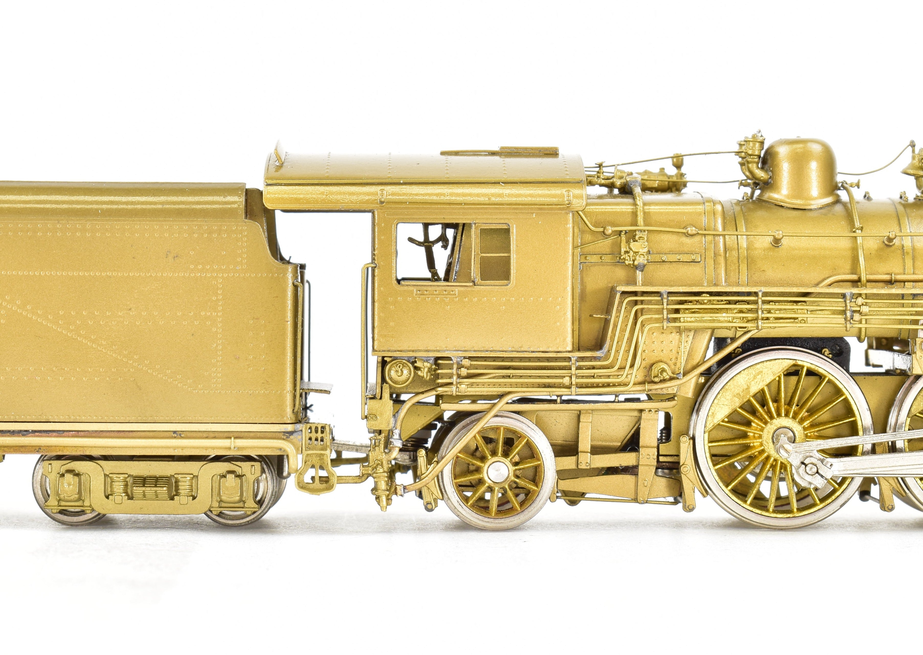 HO Scale Custom Brass Model Train - Baltimore & Ohio Class A-2 4-4-2 by Brass NJ Custom Brass