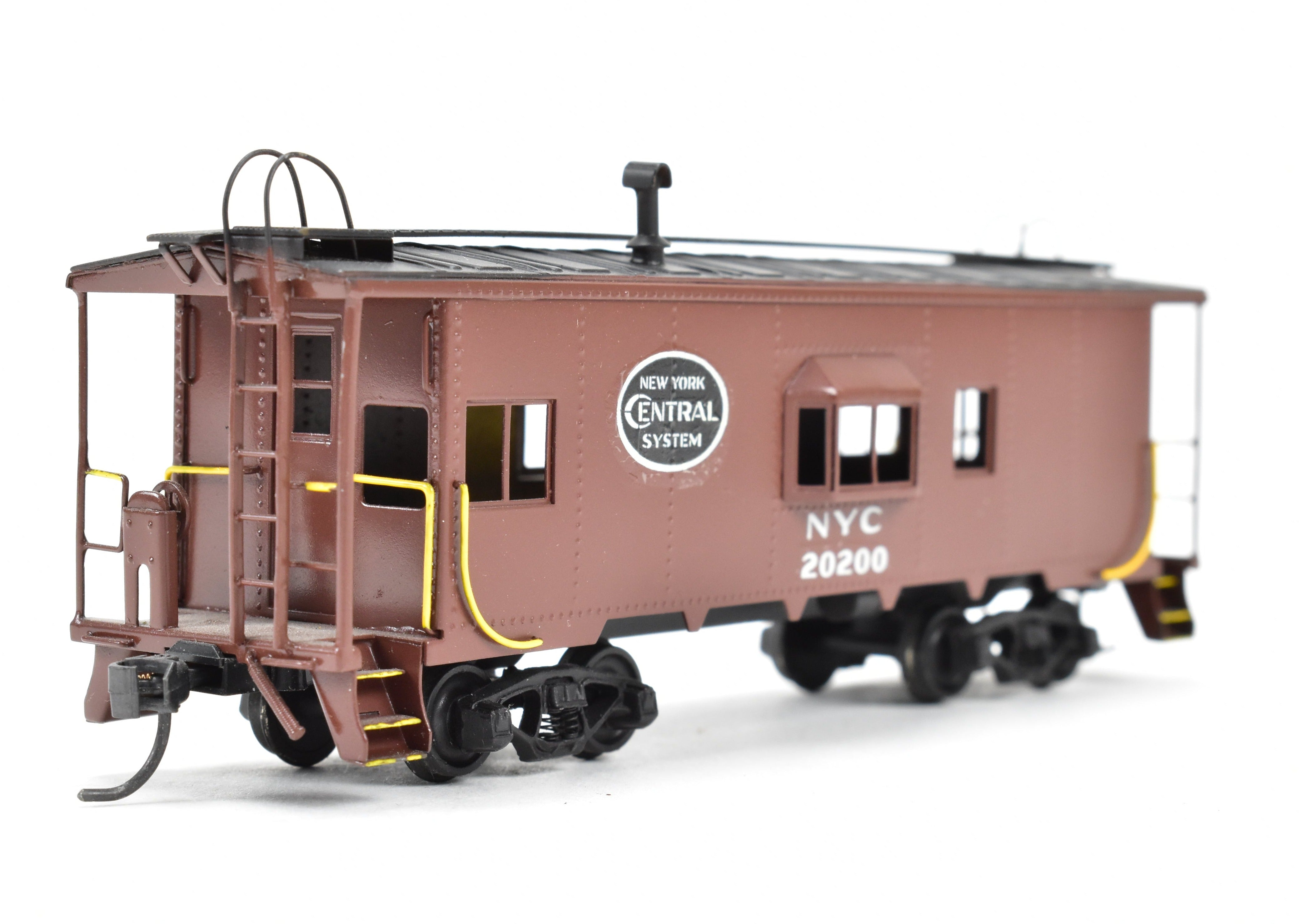 HO Scale Brass Model Train - Lambert NYC New York Central N7 All - Steel Bay Window Caboose CP by Despatch Shops