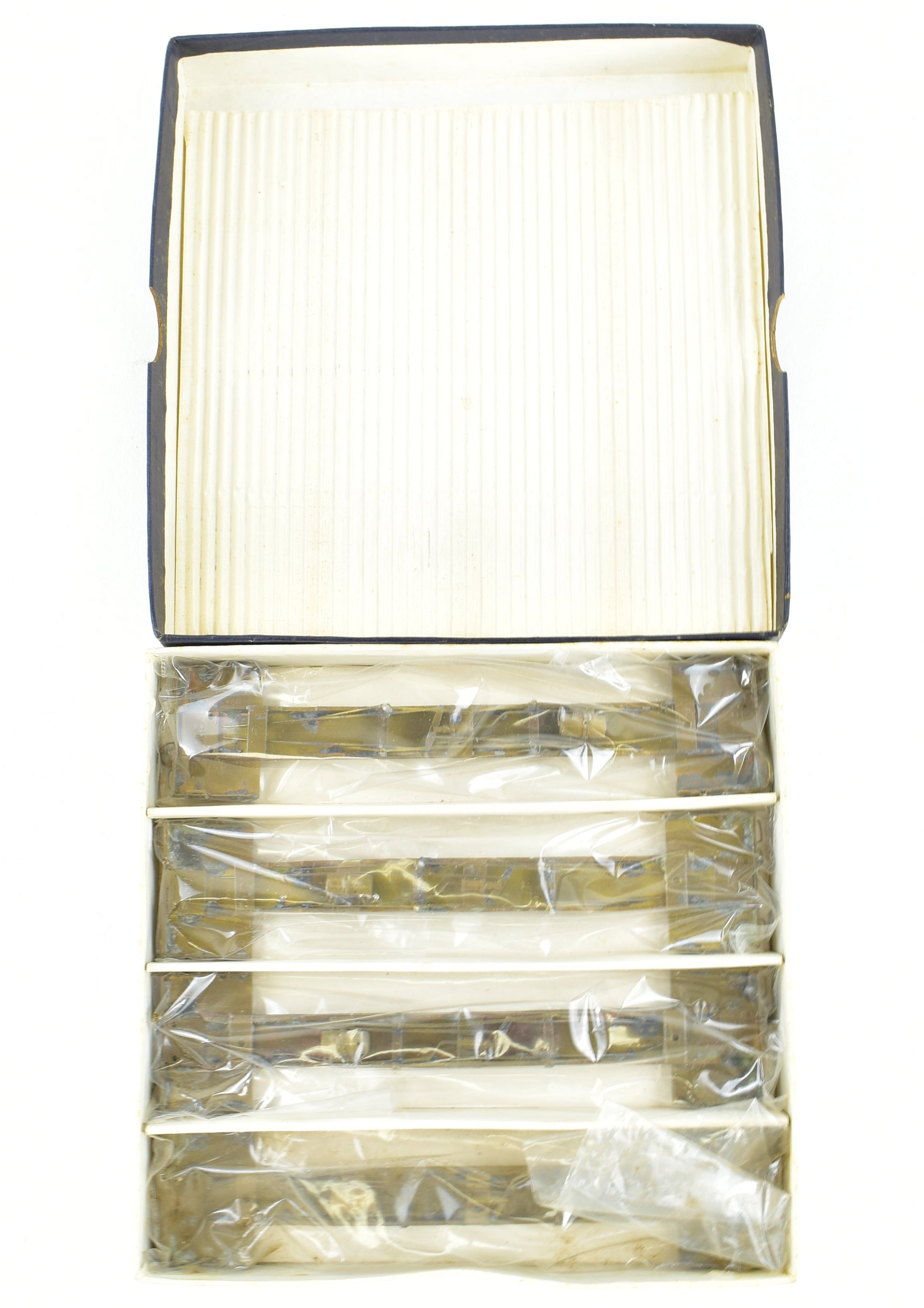 HO Brass 4-Pack 41' Log Cars from NWSL & NP, No Trucks #1