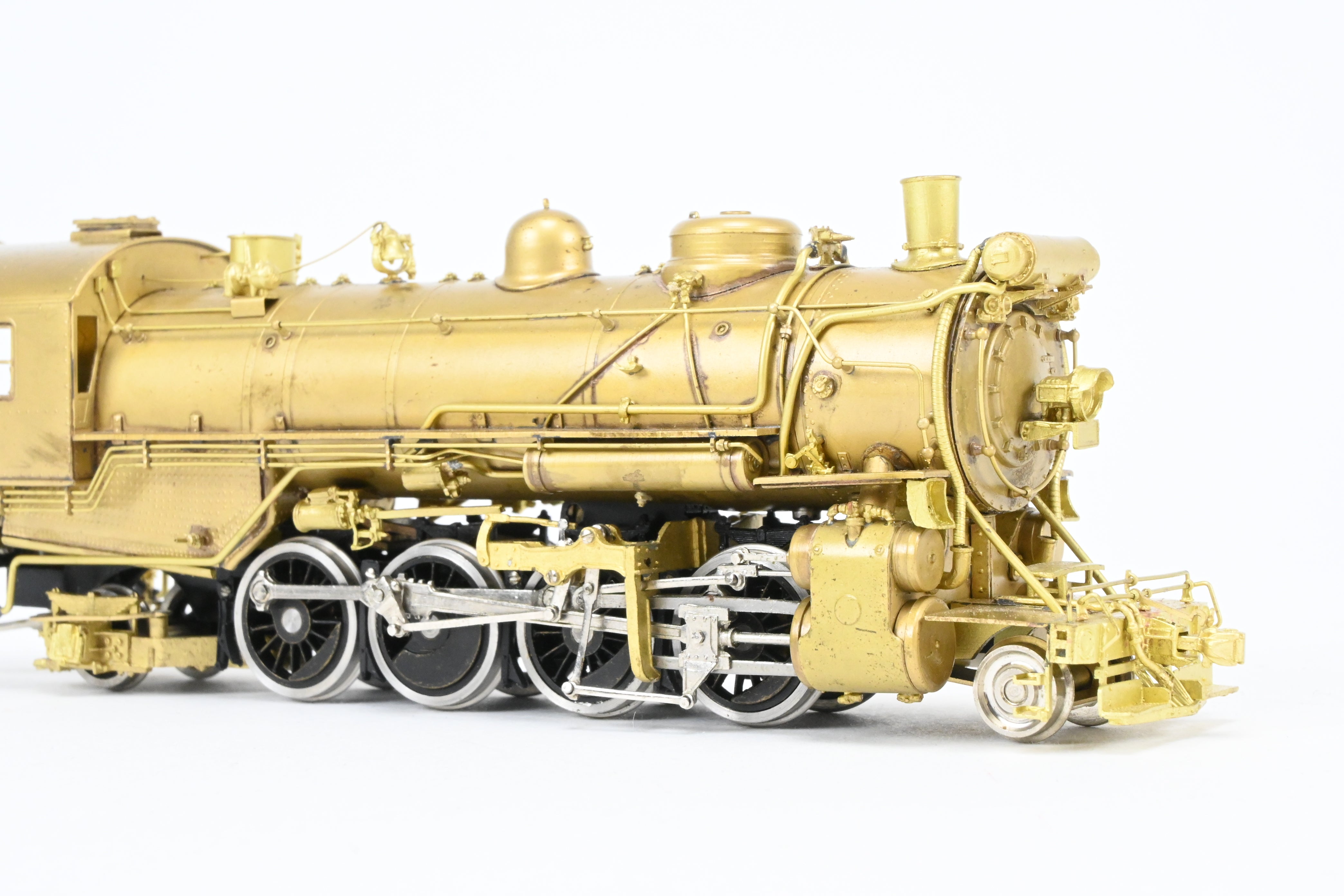 HO Scale Brass Nickel Plate Products (NPP) Erie Railroad N-1 Class 2-8-2 Mikado Steam Locomotive Model - Version 2