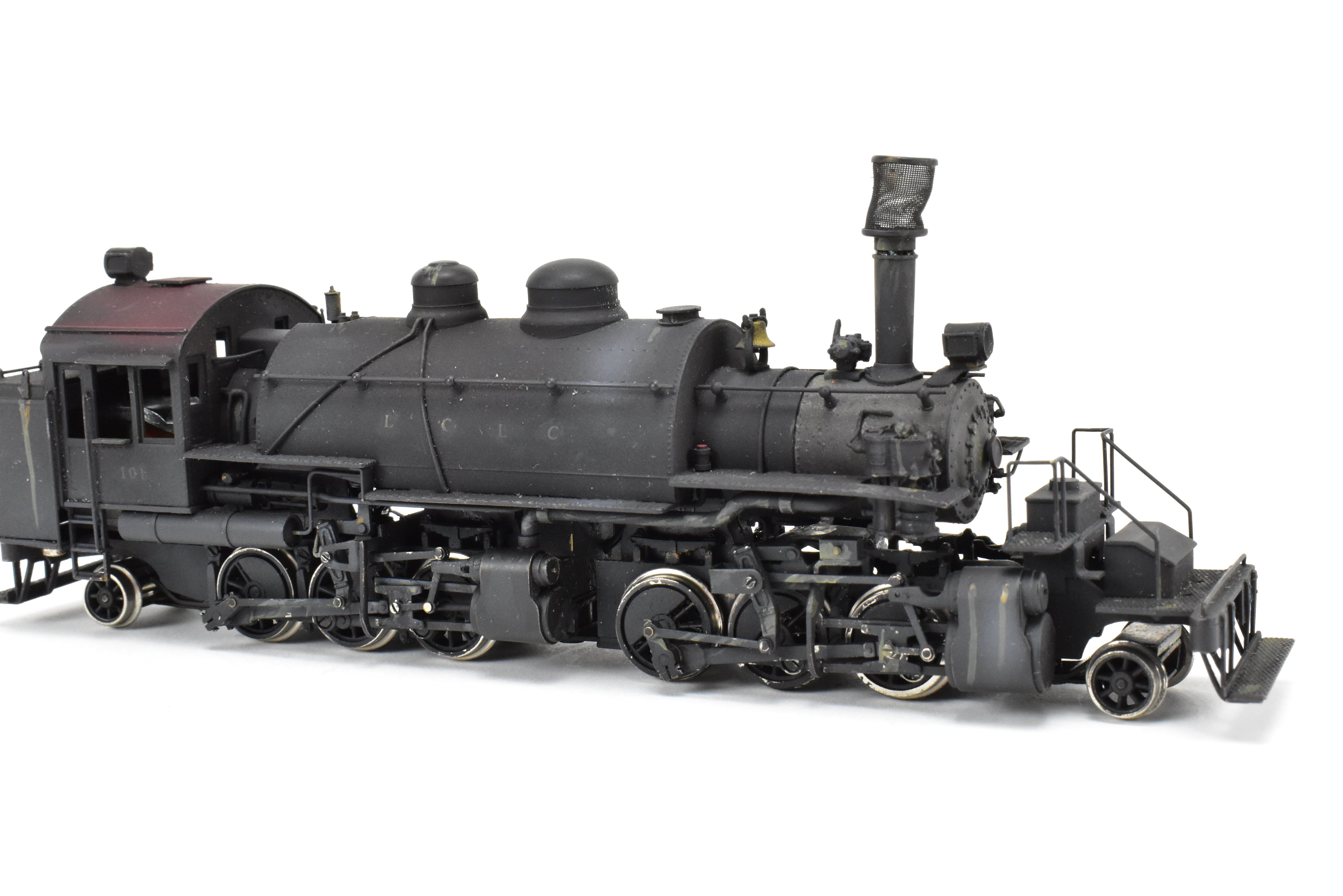 HO Brass NWSL Baldwin 2-6-6-2T Saddle Tank Logging Mallet, Unlettered Custom Painted