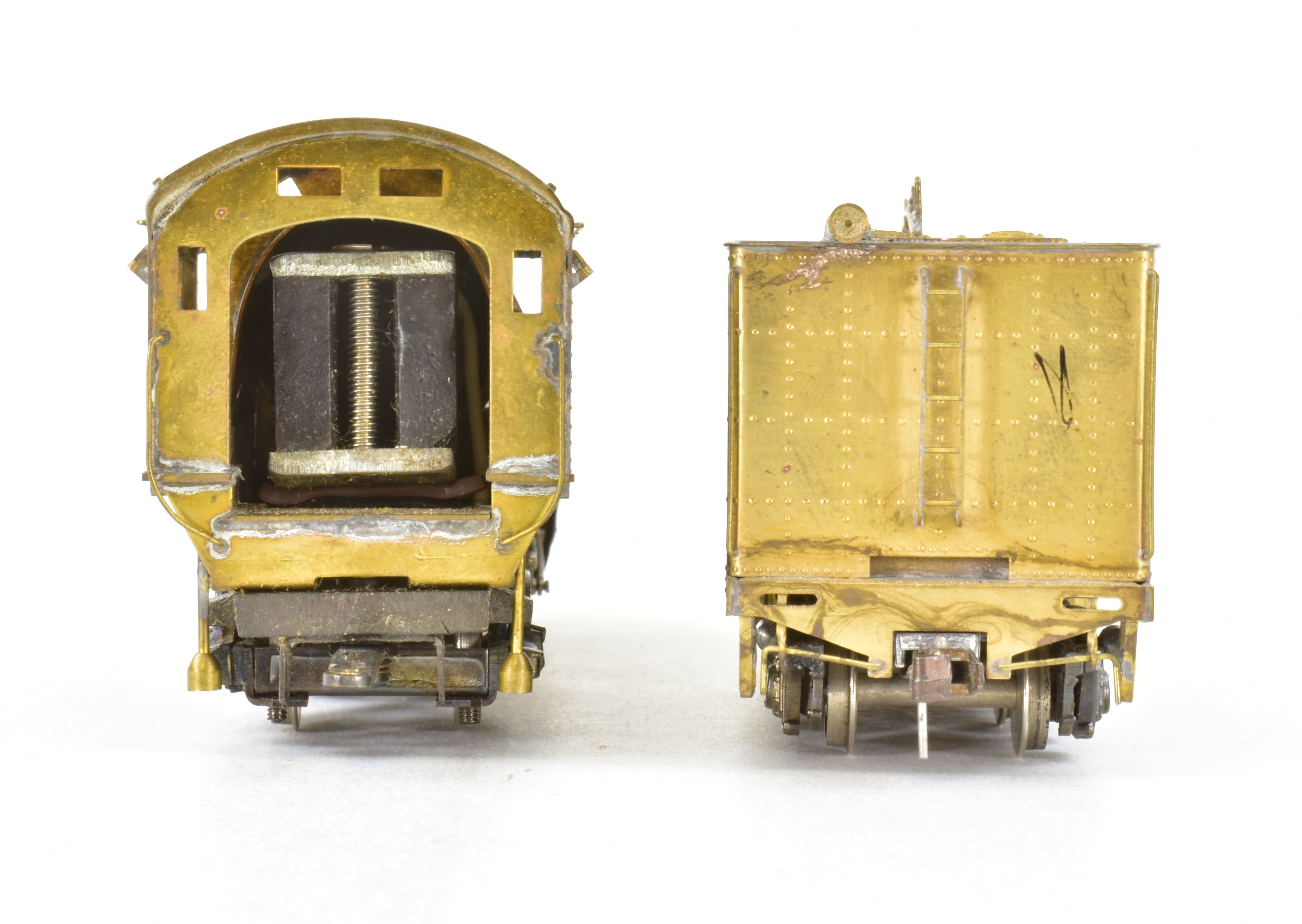 HO Scale Brass Max Gray ATSF - Santa Fe 4-6-2 Heavy Pacific Model Train