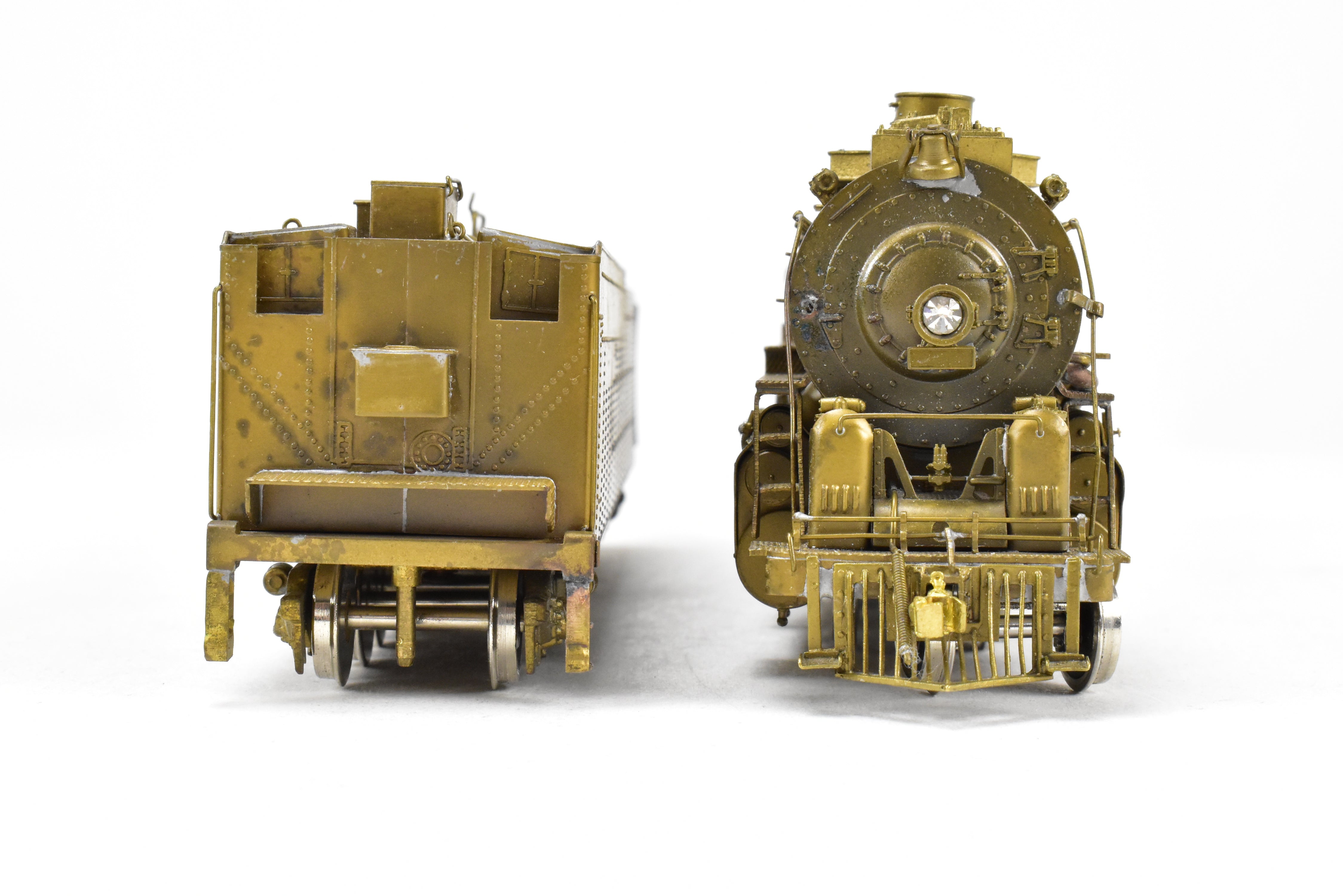 HO Scale Brass PFM - United ATSF - Santa Fe 2-10-4 Locomotive with Can Motor and Gearbox Conversion