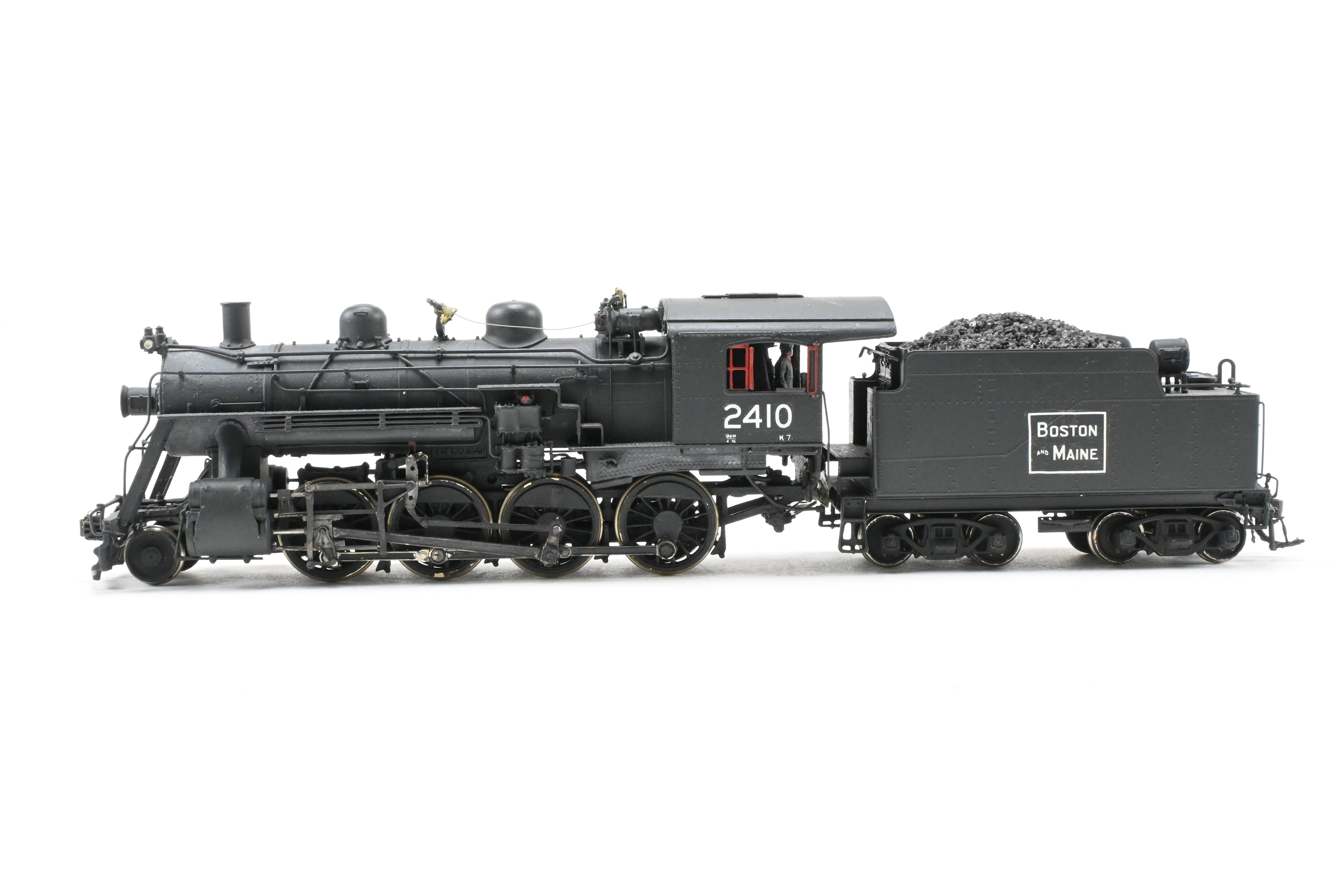 HO Brass NERS B&M Class K - 7A 2 - 8 - 0 Consolidation CP No. 2410 Reboxed Model