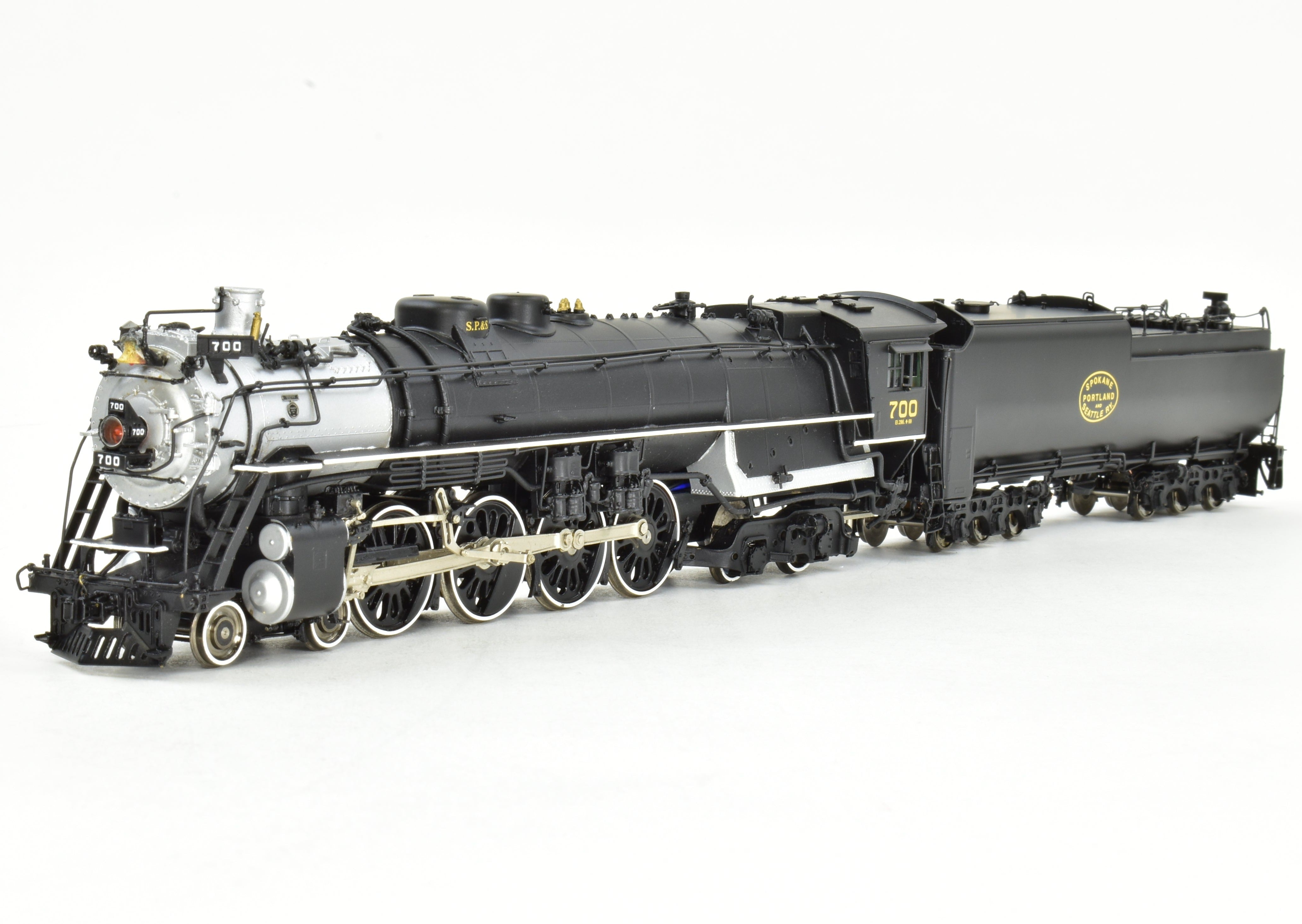 HO Scale Brass Sunset SP&S E-1 4-8-4 FP #700 with QSI DCC Sound, AS-IS