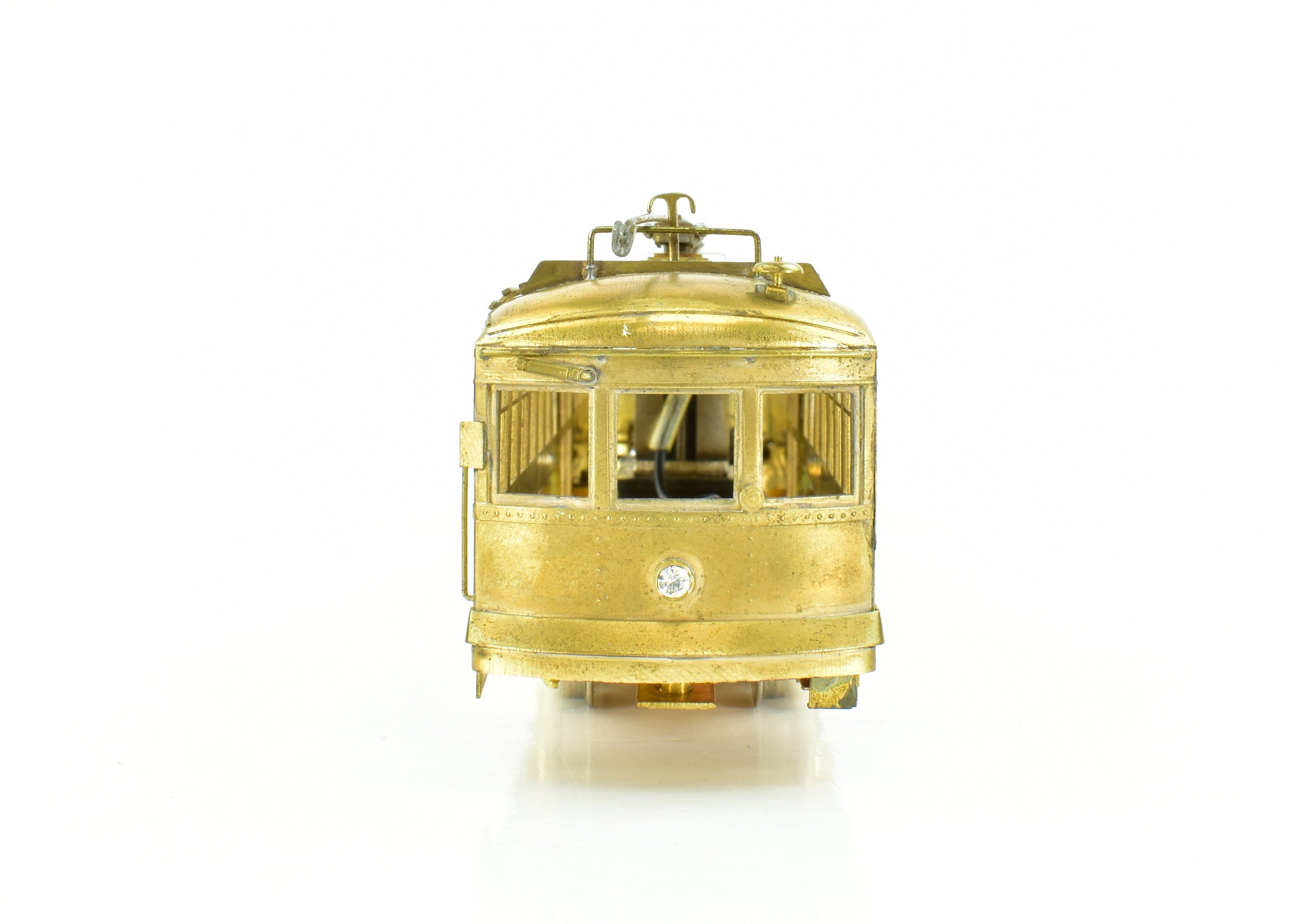 HO Scale Brass Suydam Pacific Electric Hollywood Car with Original Style Center Entrance - Authentic Model