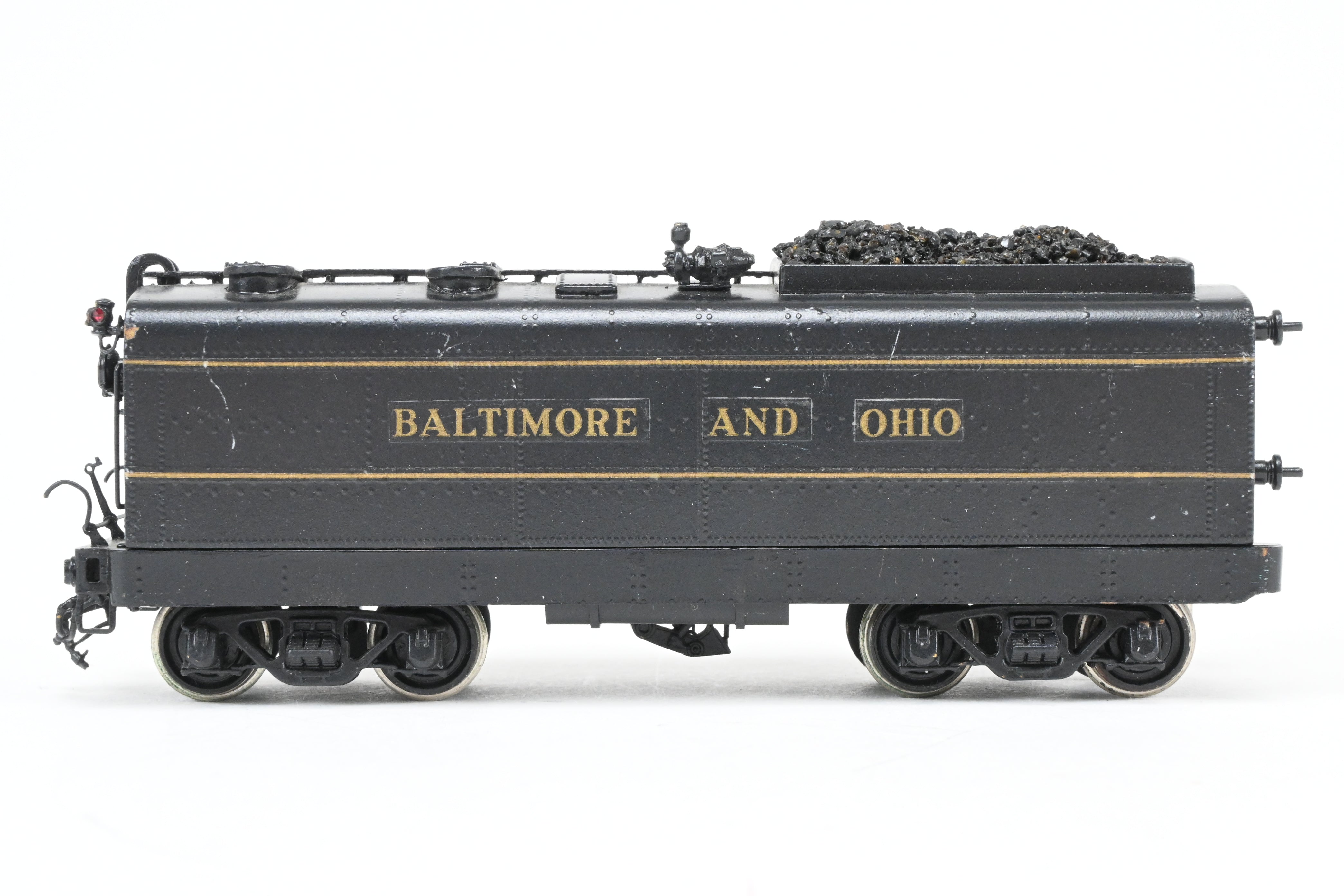 HO Scale Custom Painted Brass Tender for B&O - Baltimore & Ohio Class V-2 “Lord Baltimore” 4-6-4 Locomotive, No Box Included