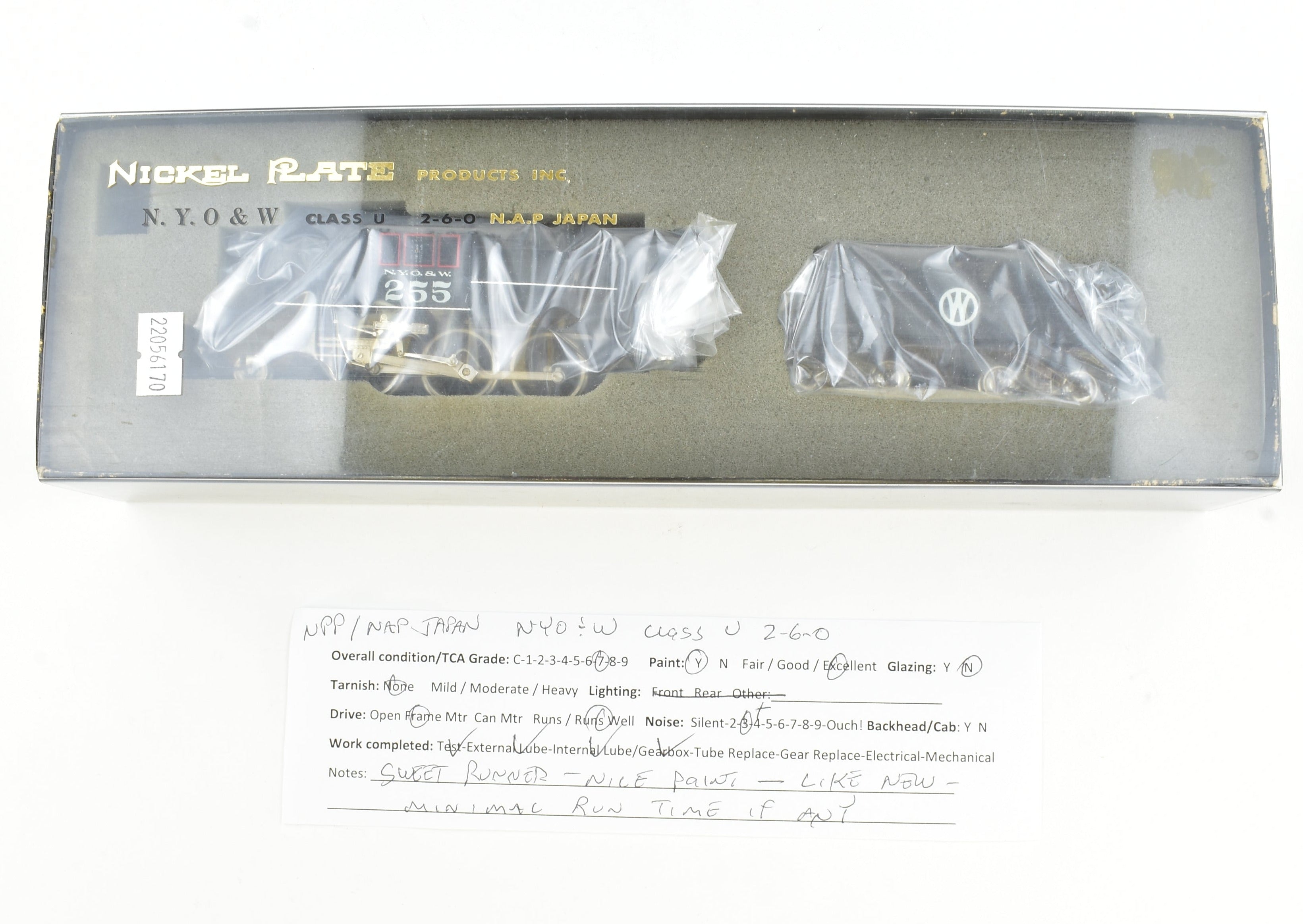 HO Scale Brass Nickel - Plated Model Train: New York Ontario & Western Class U 2 - 6 - 0 Mogul Camelback Steam Locomotive by Nickel Plate Products