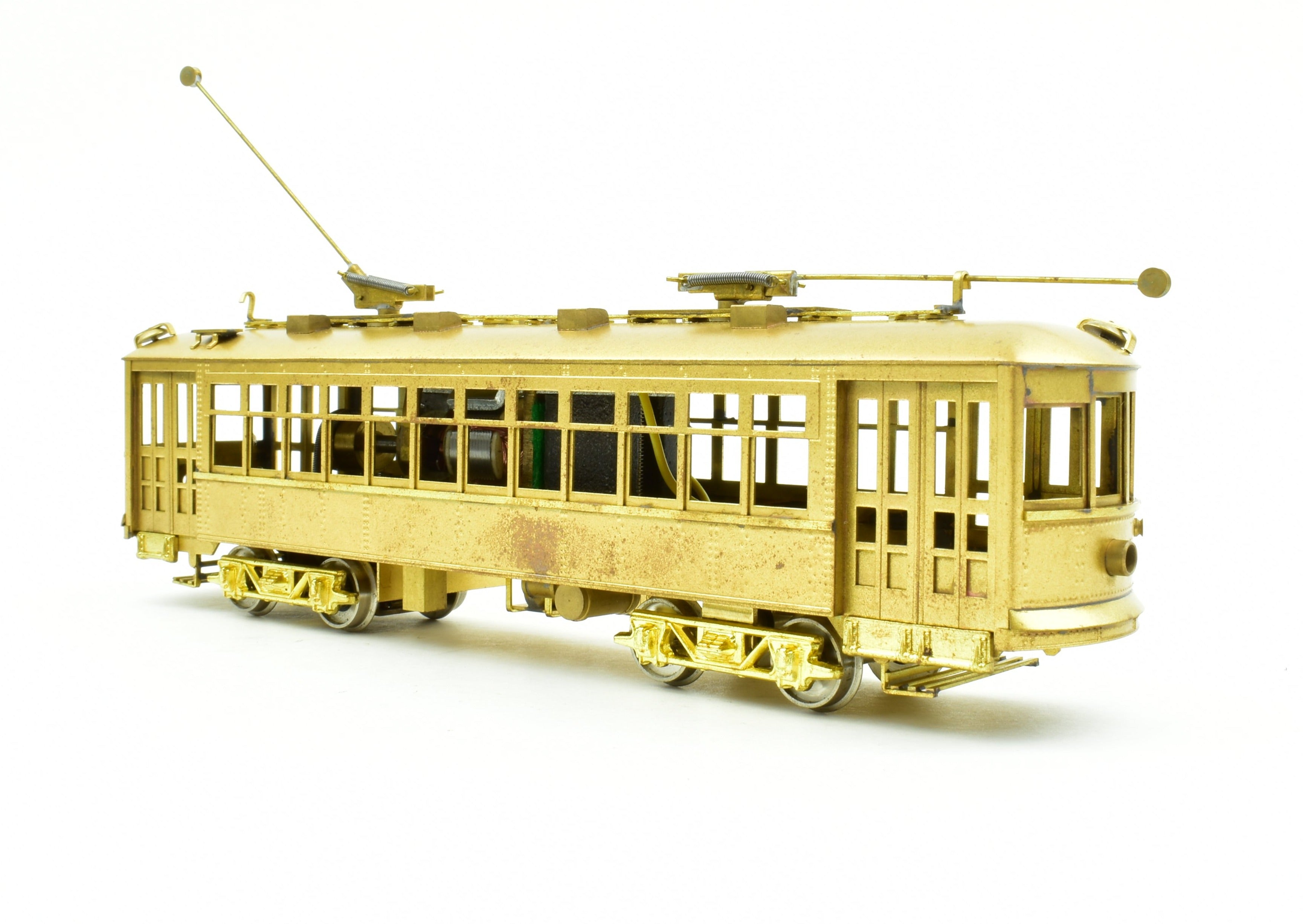 HO Scale Custom Brass Third Avenue Railway System Osgood Bradley Trolley Model by NJ Custom Brass