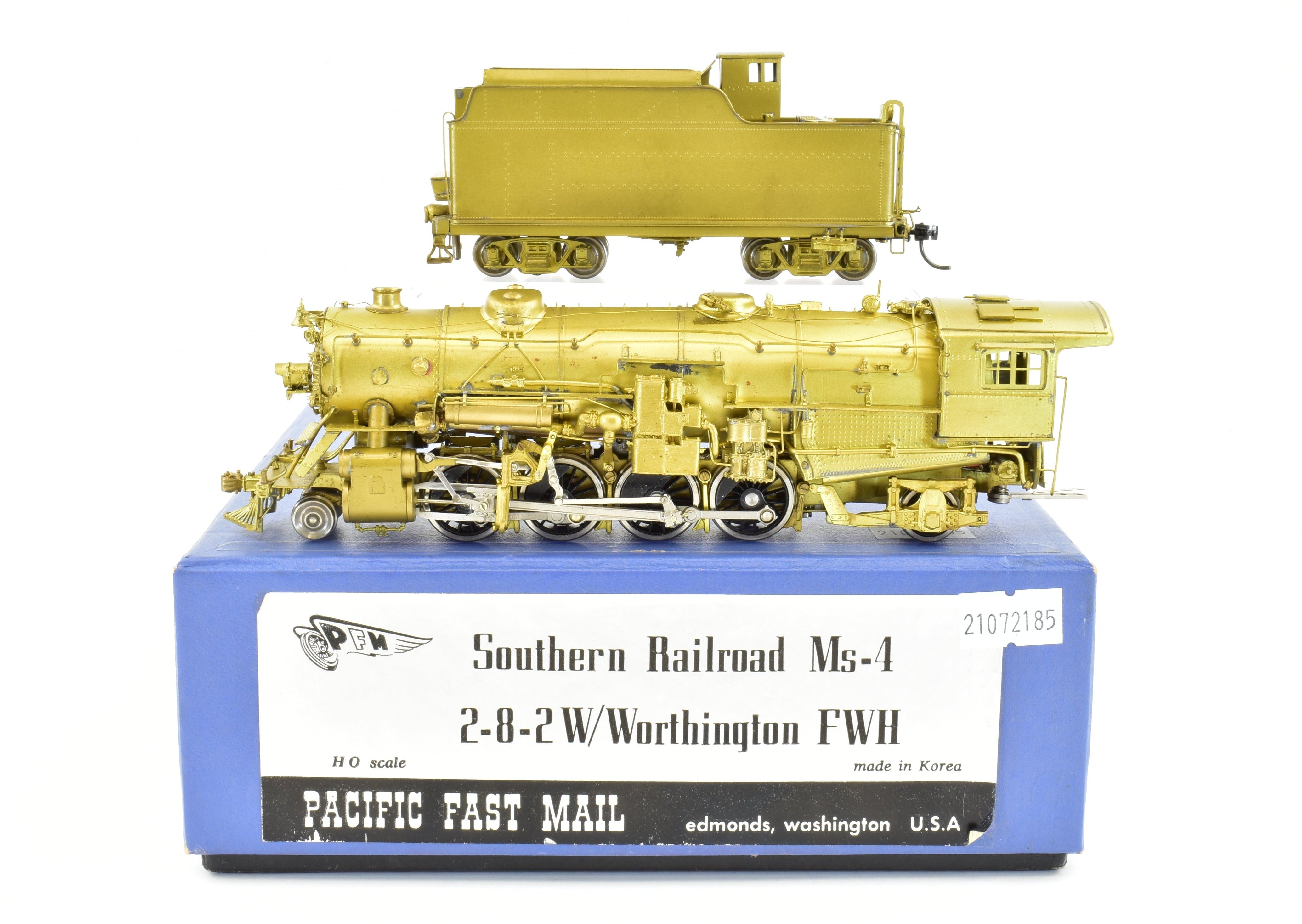 1978 HO Pacific Fast Mail Southern Railroad Ms-4 2-8-2 Brass PFM Model