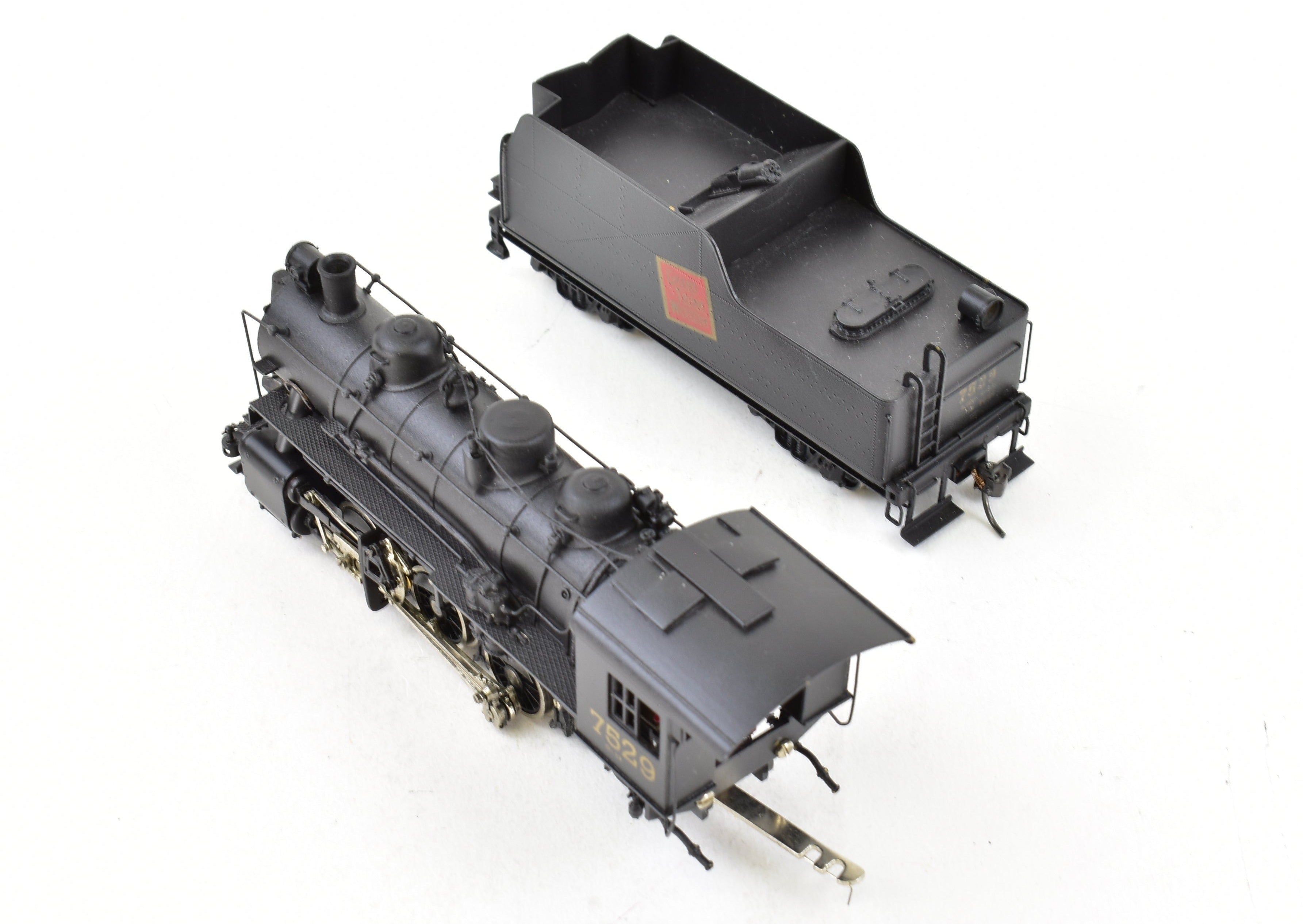 HO Scale Brass Model Train - NorthWest Short Line USRA 0-6-0 Custom Painted and Detailed to Resemble Grand Truck Western