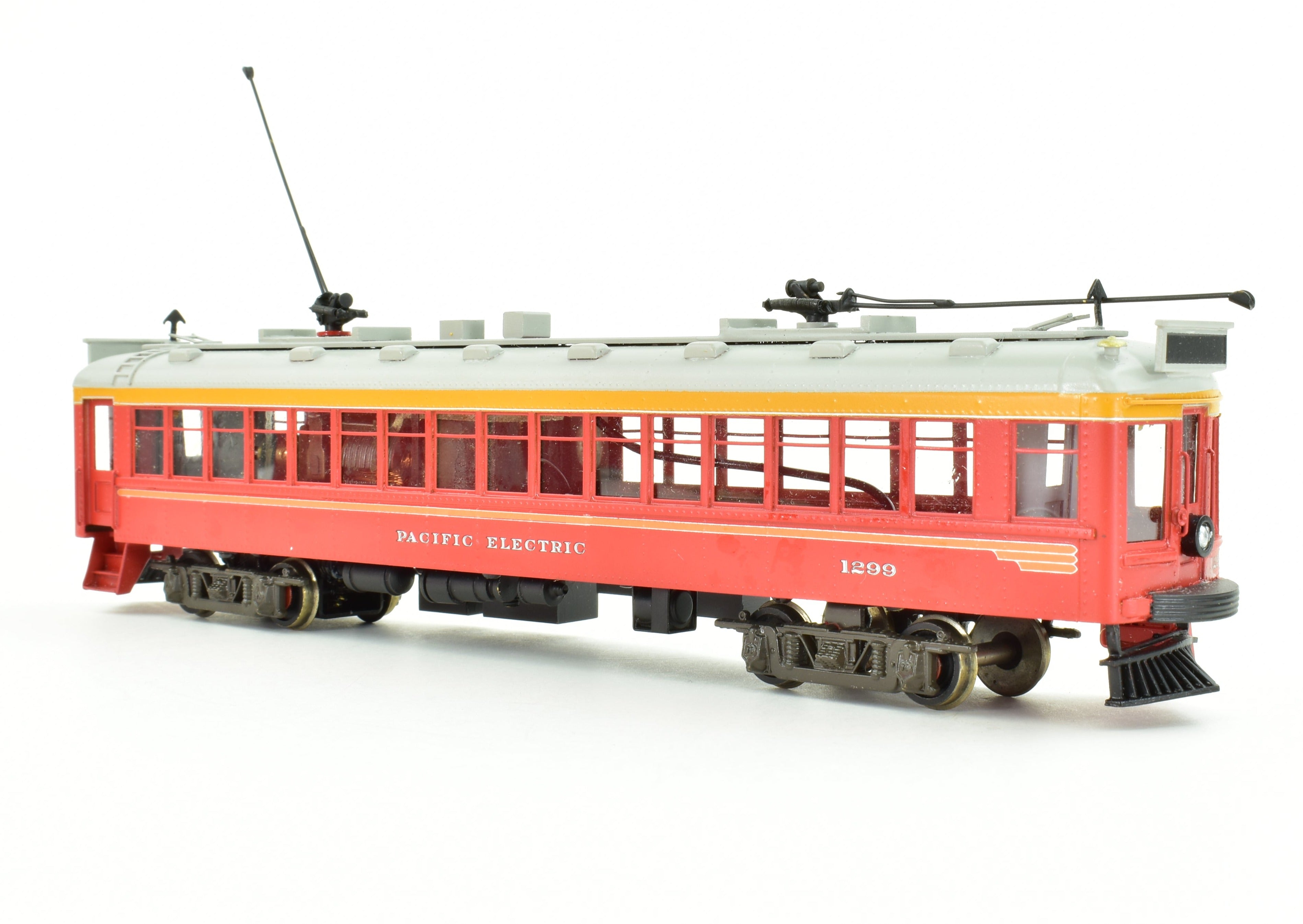 High - Quality HO Scale Brass Suydam Pacific Electric Steel Business Car Model #1299 Professionally Painted and Finished, Presented in ReBoxx Packaging