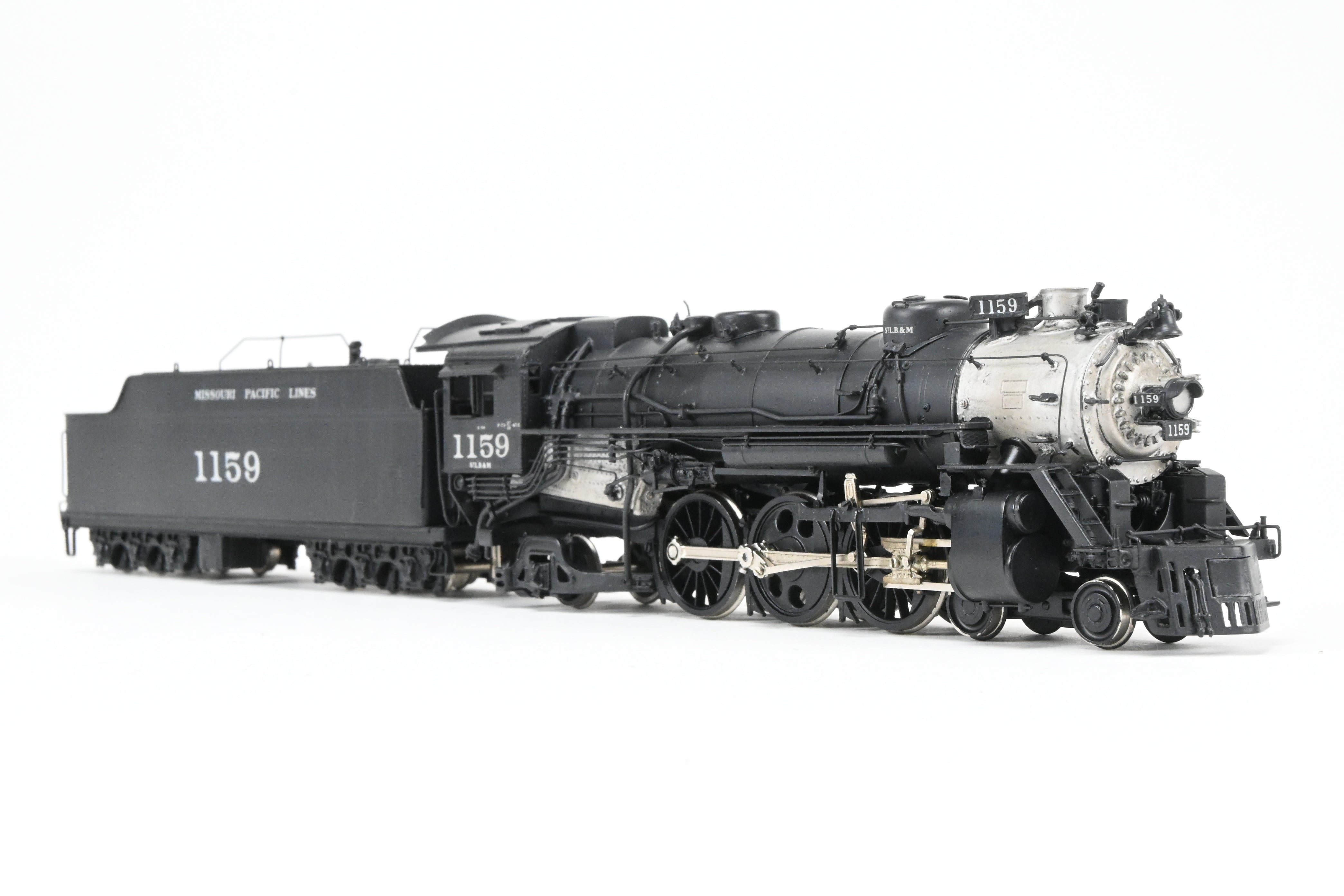 HO Scale Brass PFM Model Train - Samhongsa MP - Missouri Pacific 4-6-2 P-73 Steam Locomotive Custom Painted by Joe G. Collias with Road Number 1159