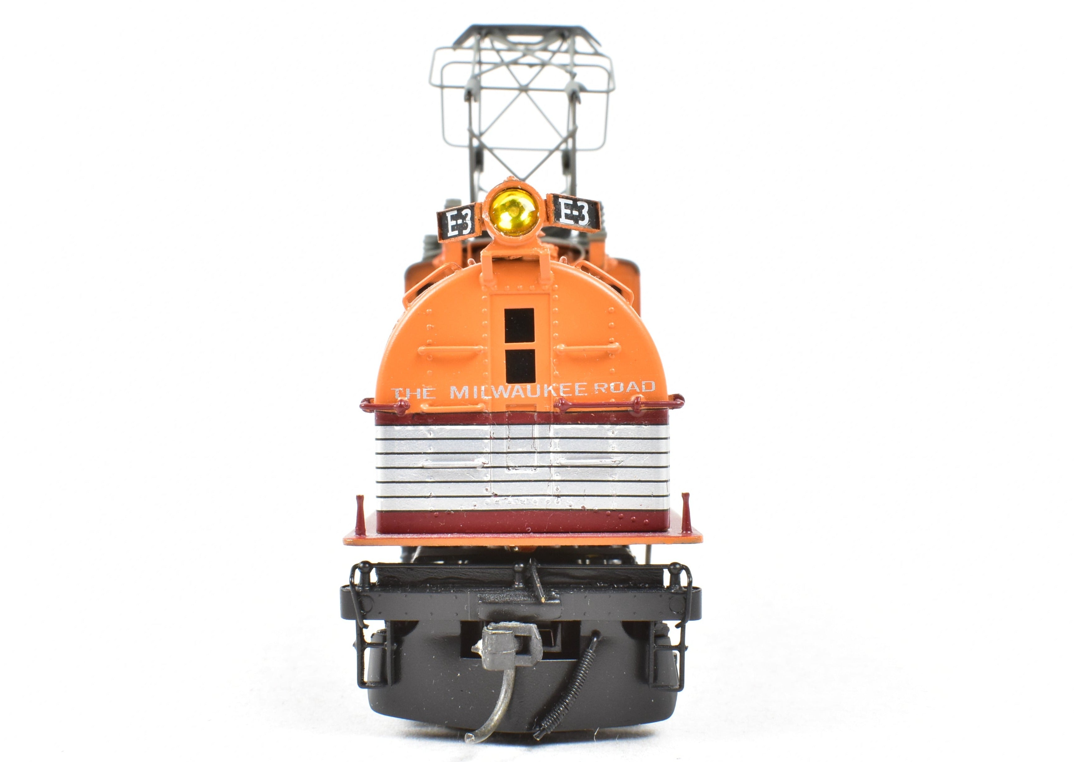 High - Quality HO Scale Brass NJ Custom Milwaukee Road EP - 2 BI - Polar Gearless Electric Model Train with Pro - Paint Finish, Model No. E3
