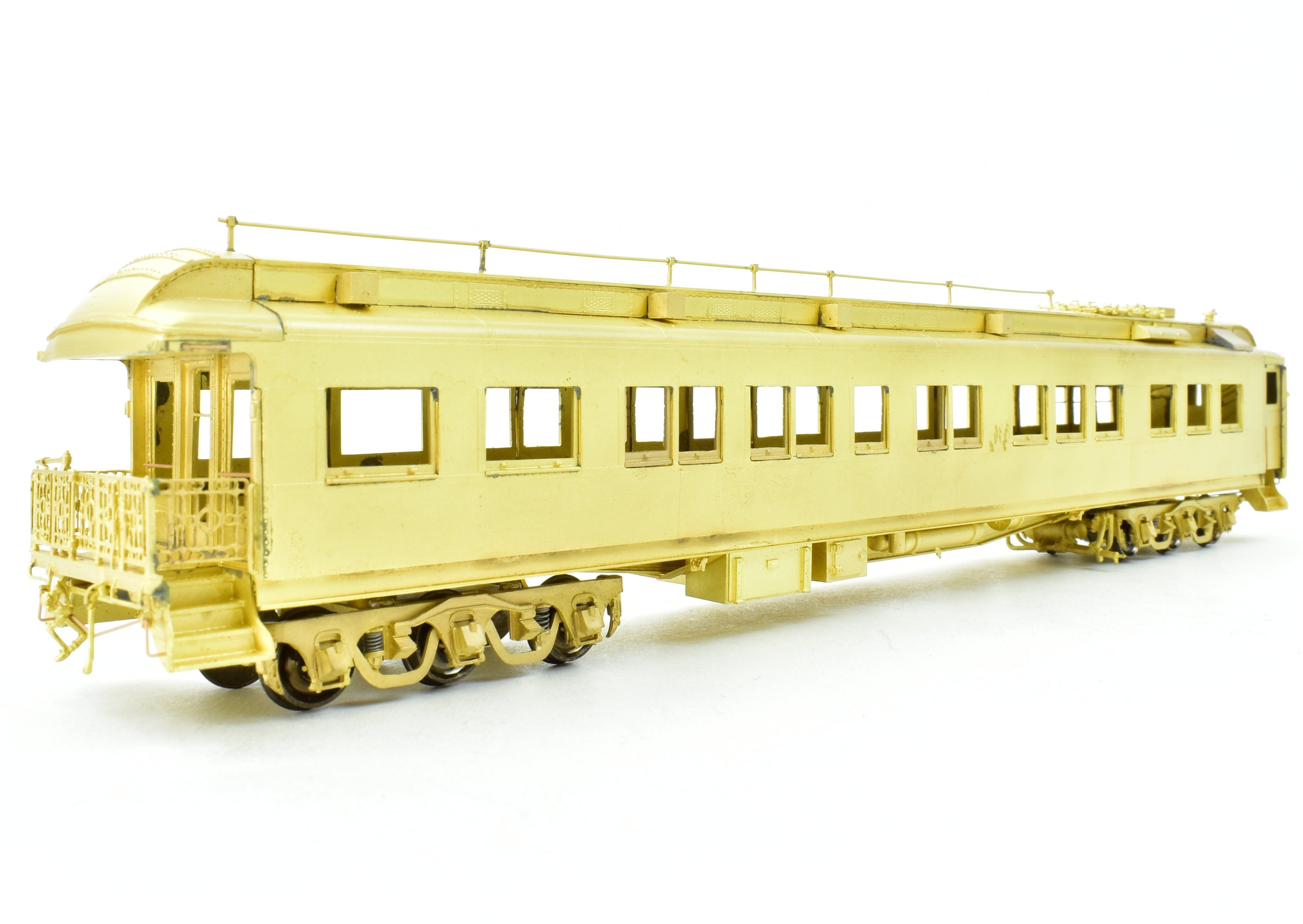 HO Scale Brass ATSF - Santa Fe Heavyweight Business Car #9/#10 by Pecos River