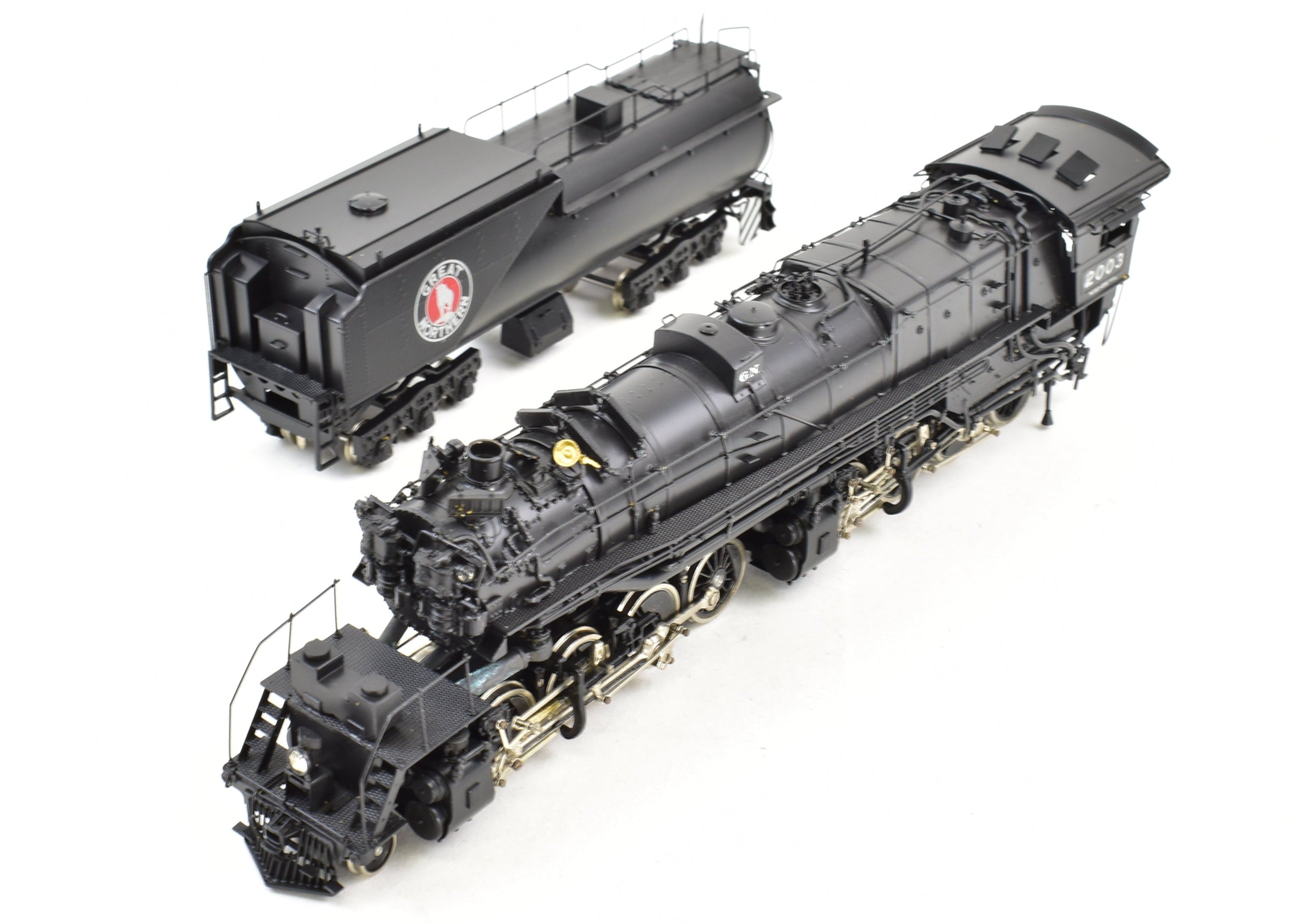 High - Quality HO Scale Brass Model Train PFM - Tenshodo GN - Great Northern 2 - 8 - 8 - 0 Class N - 3 from 1973 Production Run