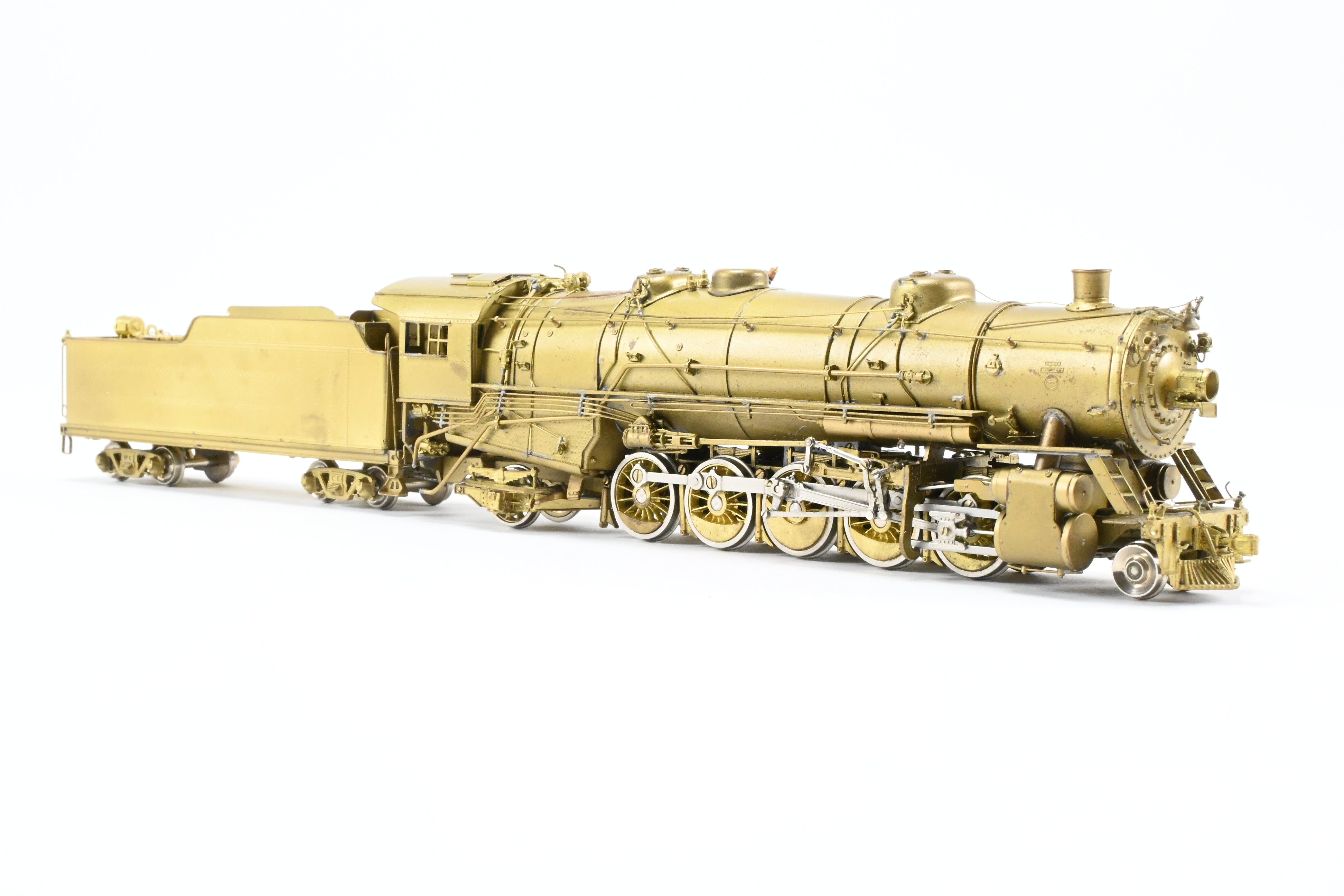 HO Scale USRA 2-10-2 Heavy Brass Model by Key Imports, 1970s